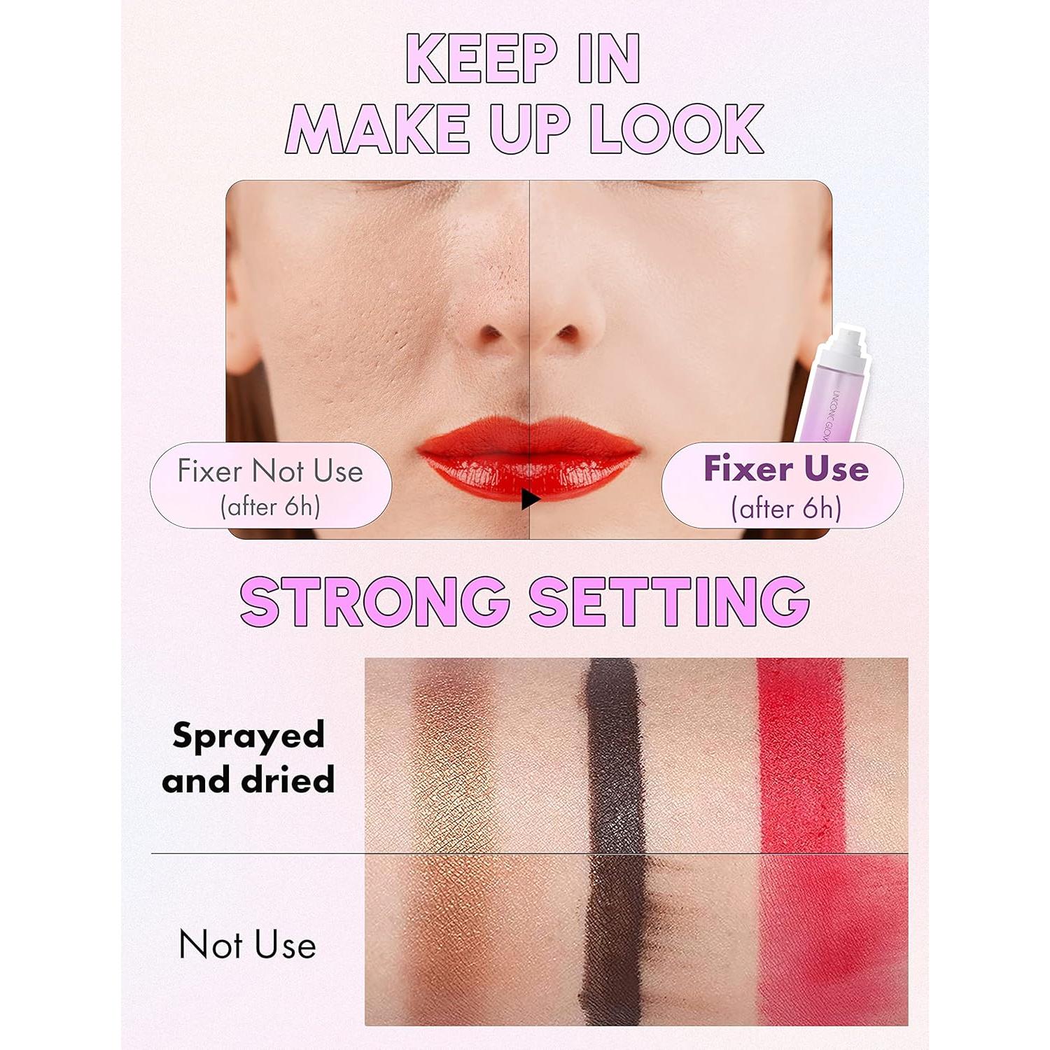 Spray Fijador de Maquillaje Glow SELF BEAUTY 100ml Hidratante