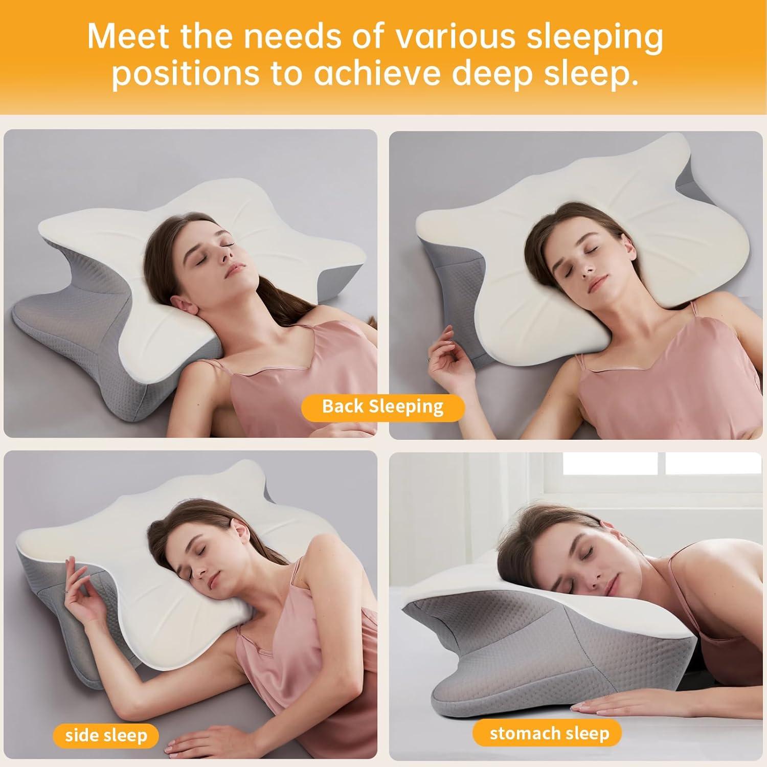 Almohada Cervical Ergonómica Monoledis Espuma Viscoelástica