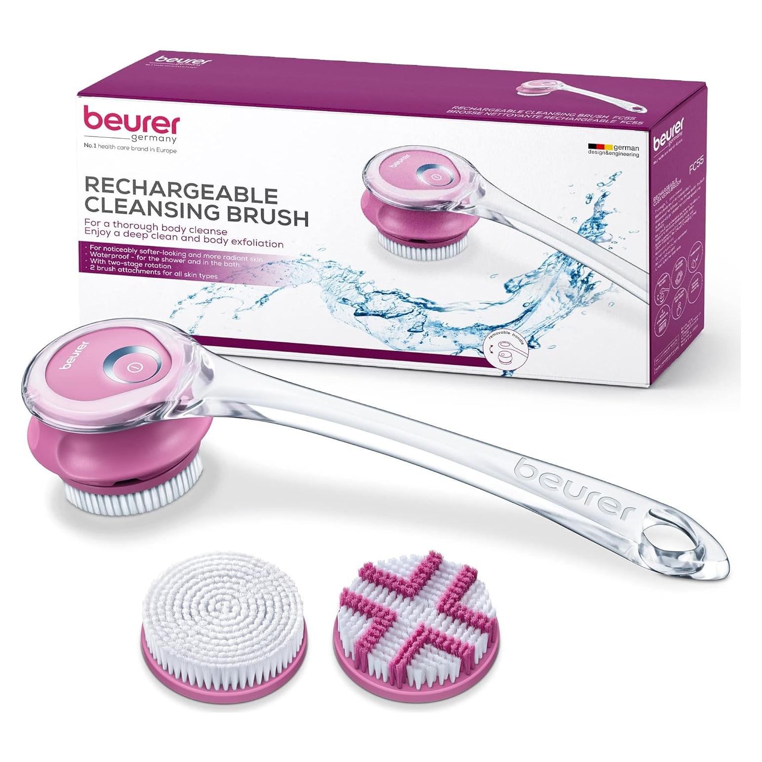 Cepillo Corporal Eléctrico Beurer FC55 Impermeable Recargable