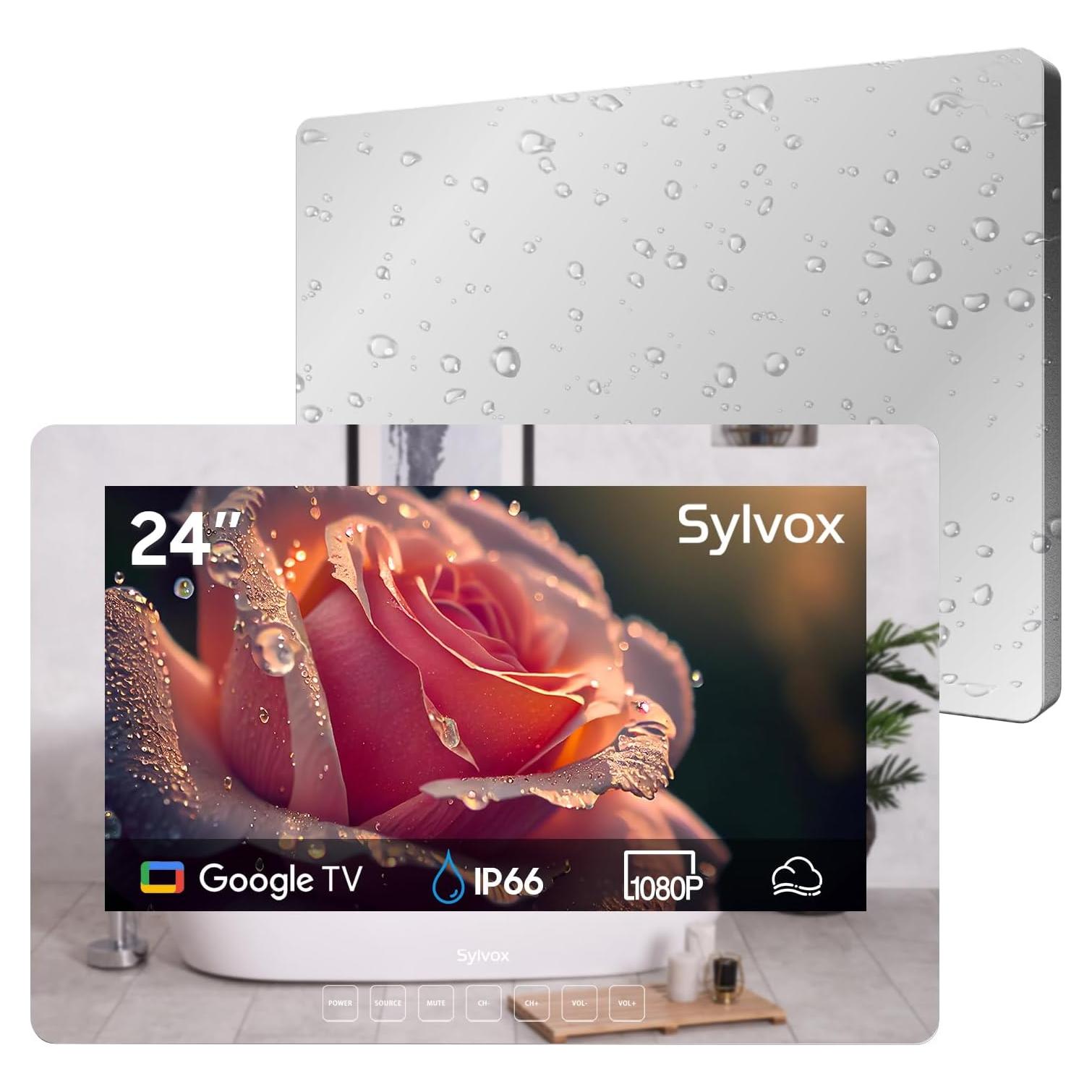 Televisor Inteligente Impermeable SYLVOX 24" Espejo 1080P