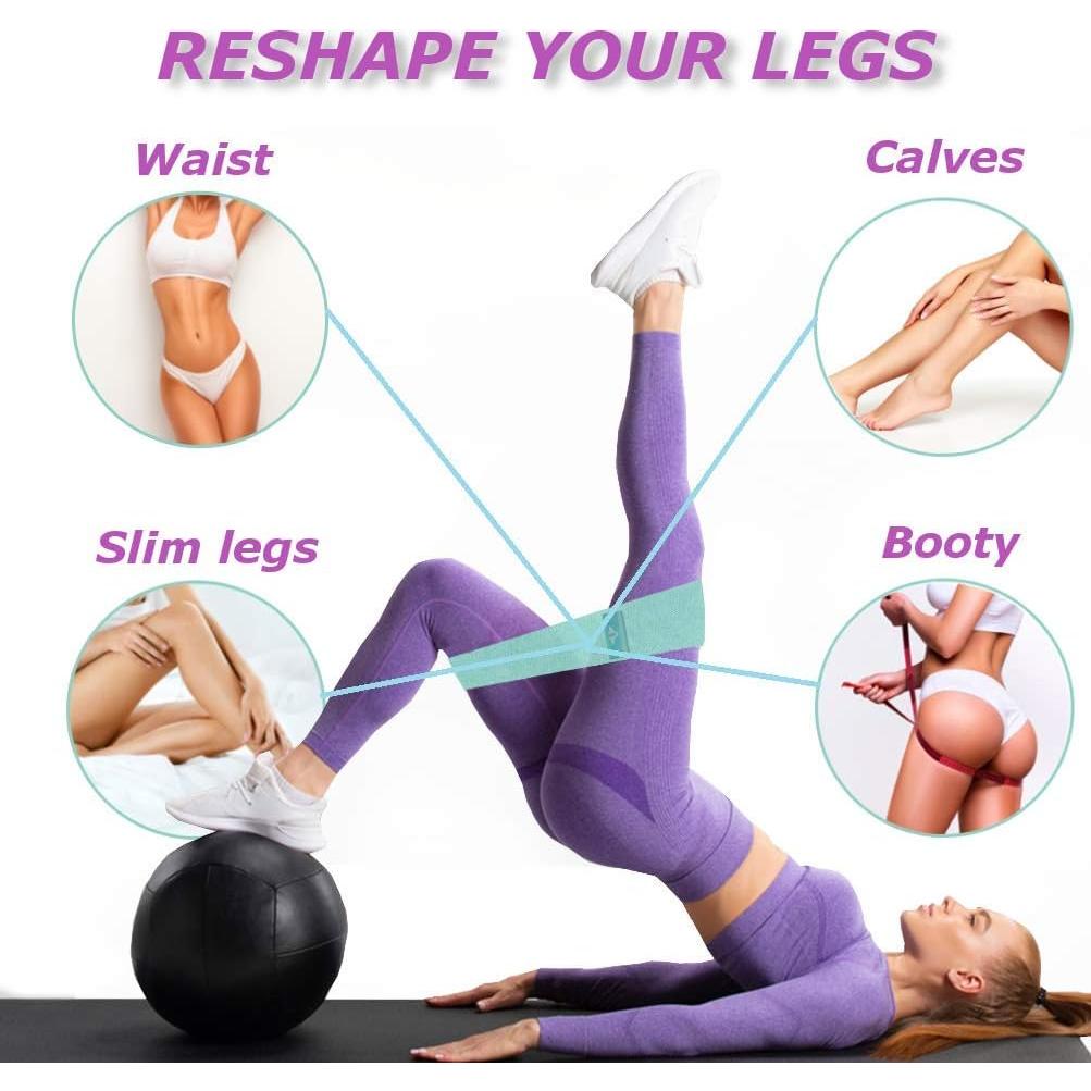 Bandas de Glúteo Vikingstrength - 3 Niveles de Resistencia Rosa