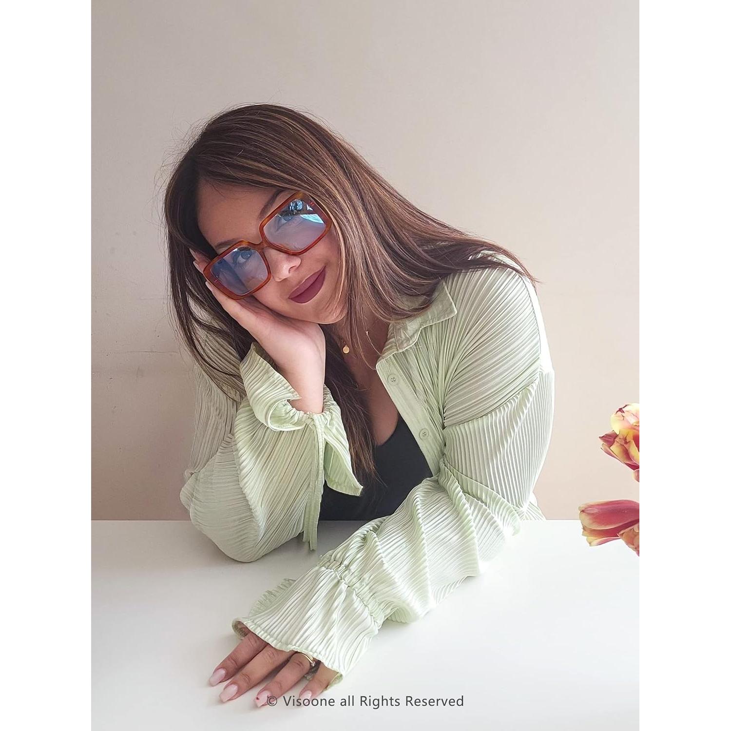 Gafas de Bloqueo de Luz Azul VISOONE Harvard Oversized TR90