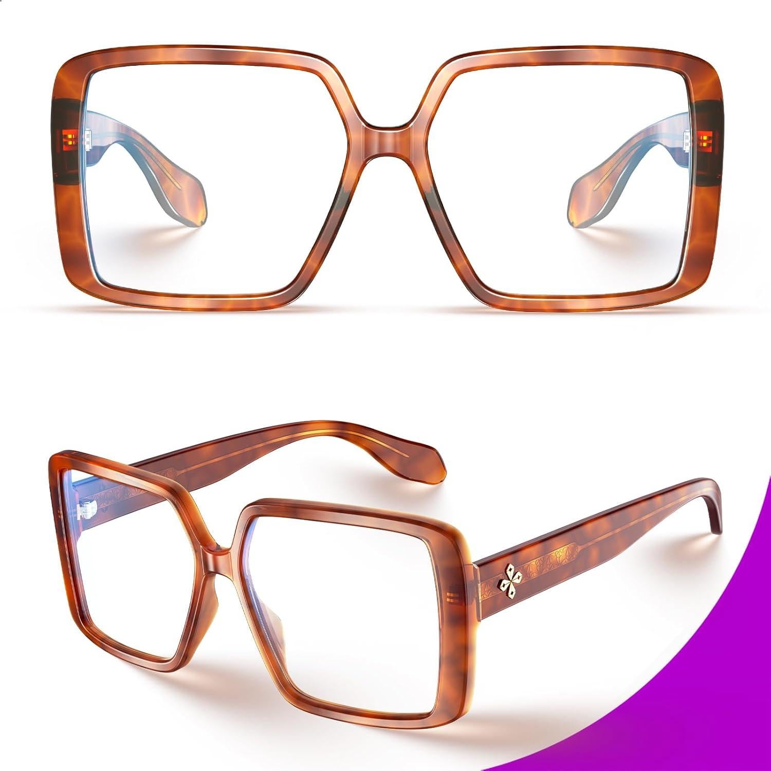 Gafas de Bloqueo de Luz Azul VISOONE Harvard Oversized TR90