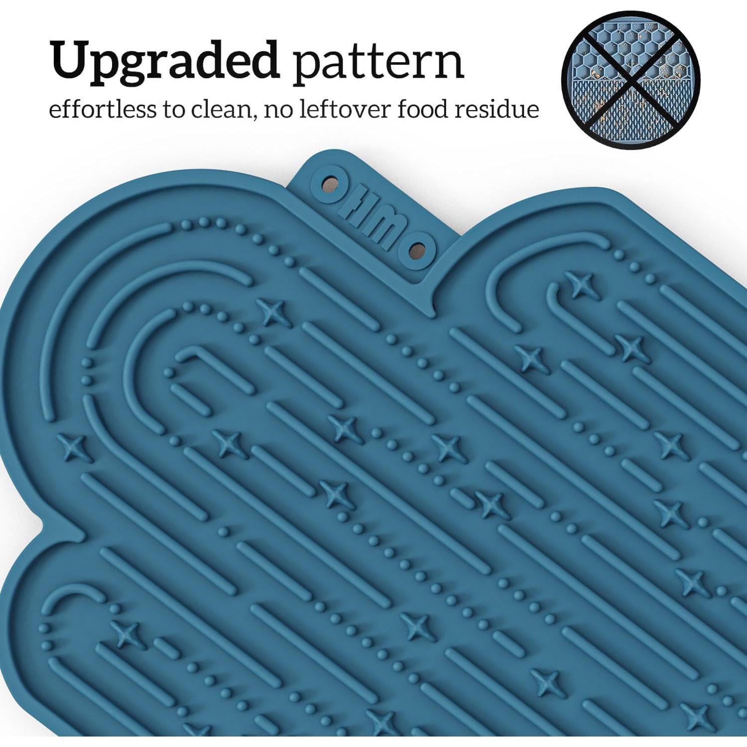 Mat de Lamer para Perros y Gatos OHMO 20.5x14.5cm Azul