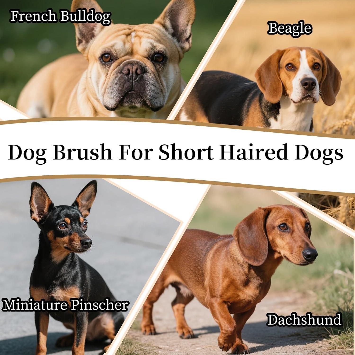 Cepillo de Cerda Suave PetJoyHaven para Perros Pequeños