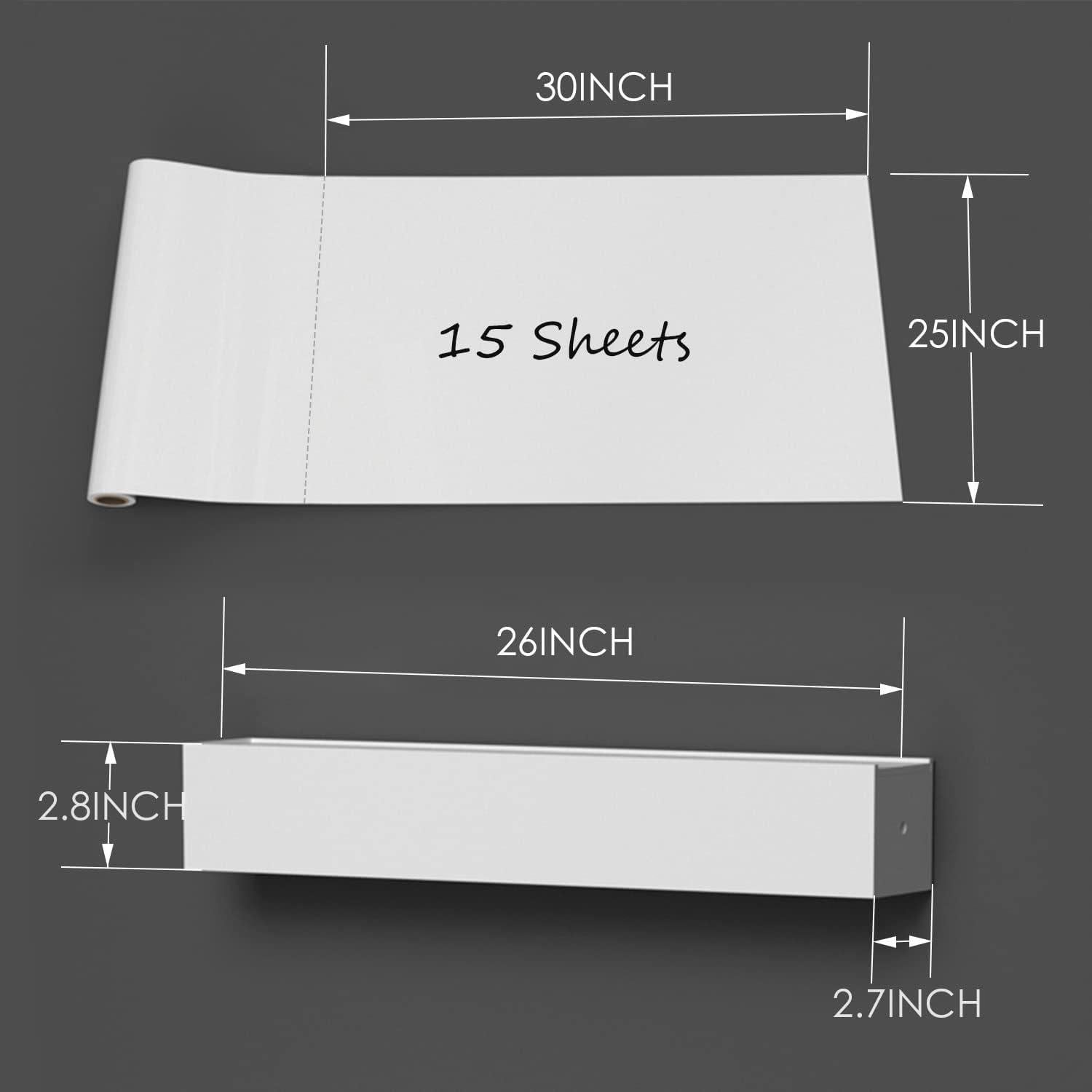 Hojas de Pizarra Blanca Autoadhesivas ZHIDIAN 42x58.4cm - 15 Hojas