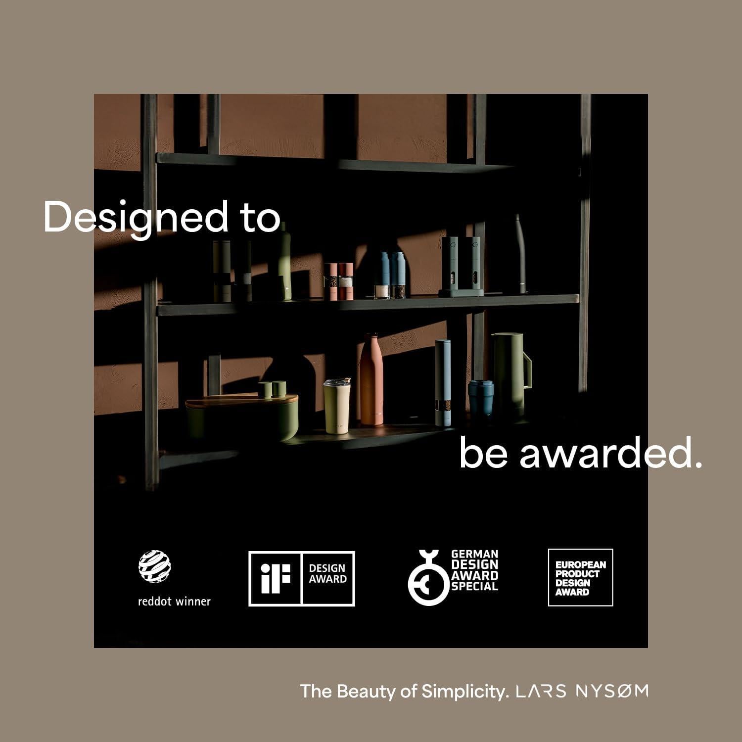 Botella de Agua Aislada LARS NYSØM 350ml Beige Almendra