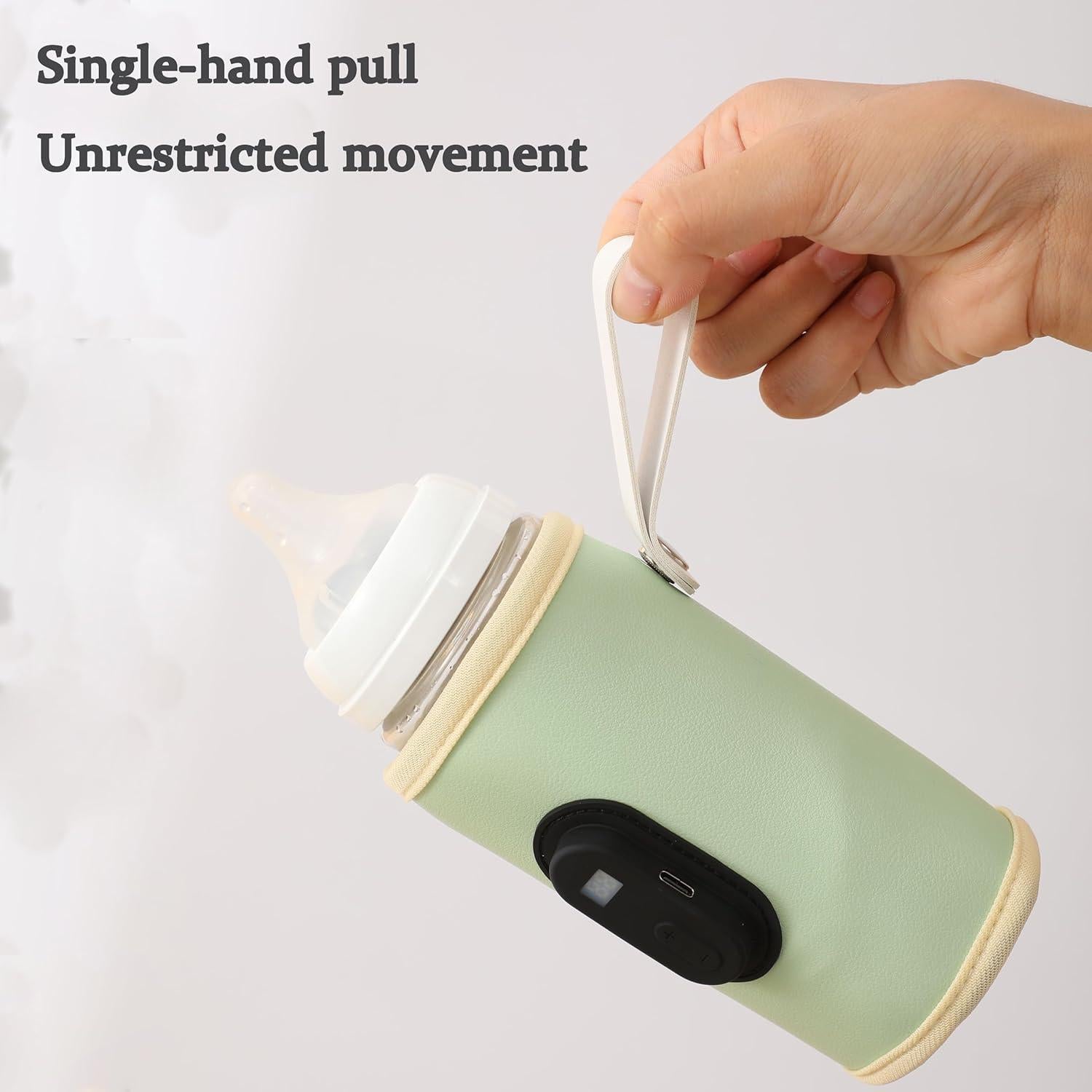 Calentador de Botellas Digital USB 20 Temperaturas Verde