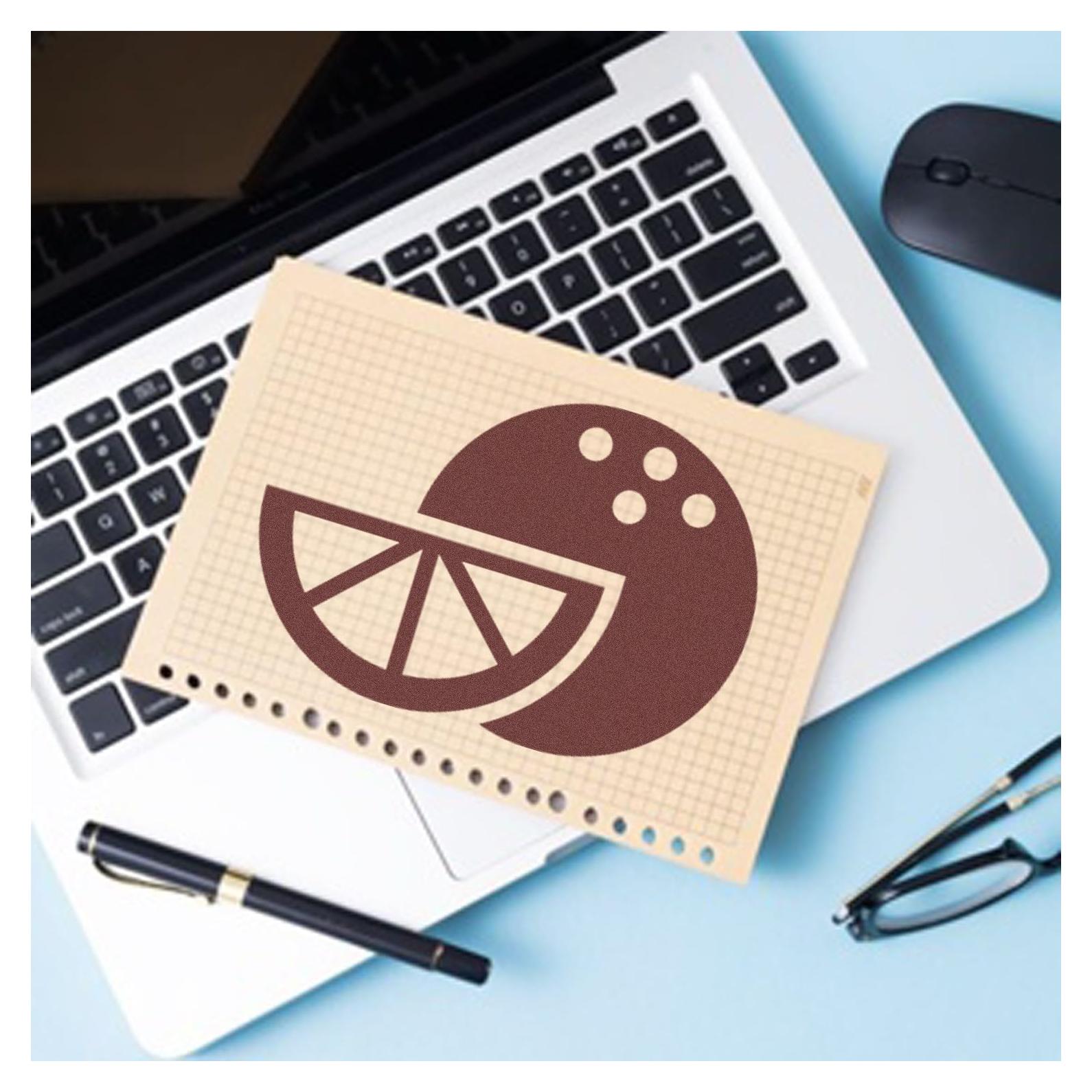 Sello de Goma de Recompensa Fruity Fresh Mango de Madera 1.27 cm