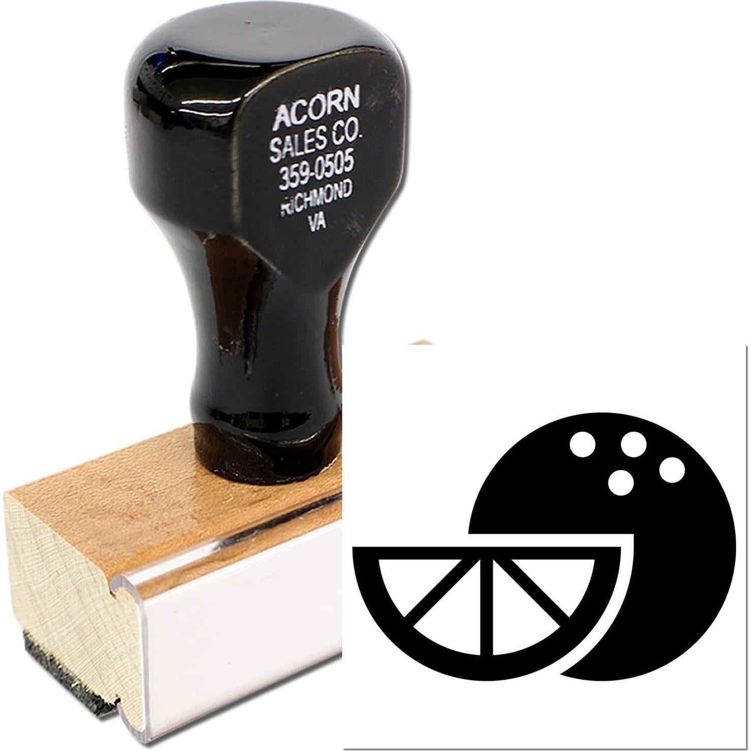 Sello de Goma de Recompensa Fruity Fresh Mango de Madera 1.27 cm