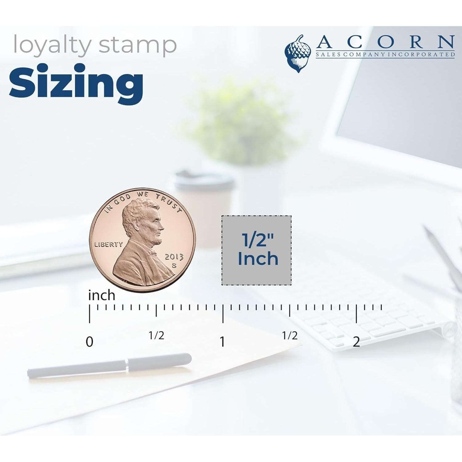 Sello de Goma de Recompensa Fruity Fresh Mango de Madera 1.27 cm