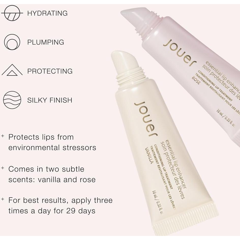 Acondicionador de Labios Jouer Vegano Vainilla 15ml - Brillo Voluminizador