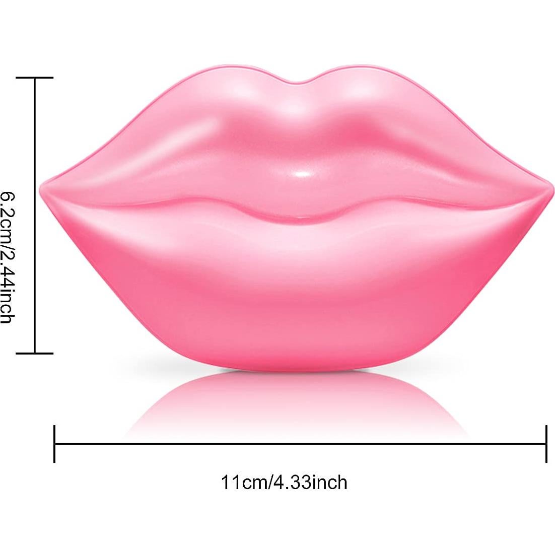 Mascarillas Labiales VEZE 20 Pcs Hidratantes Colágeno Rosa