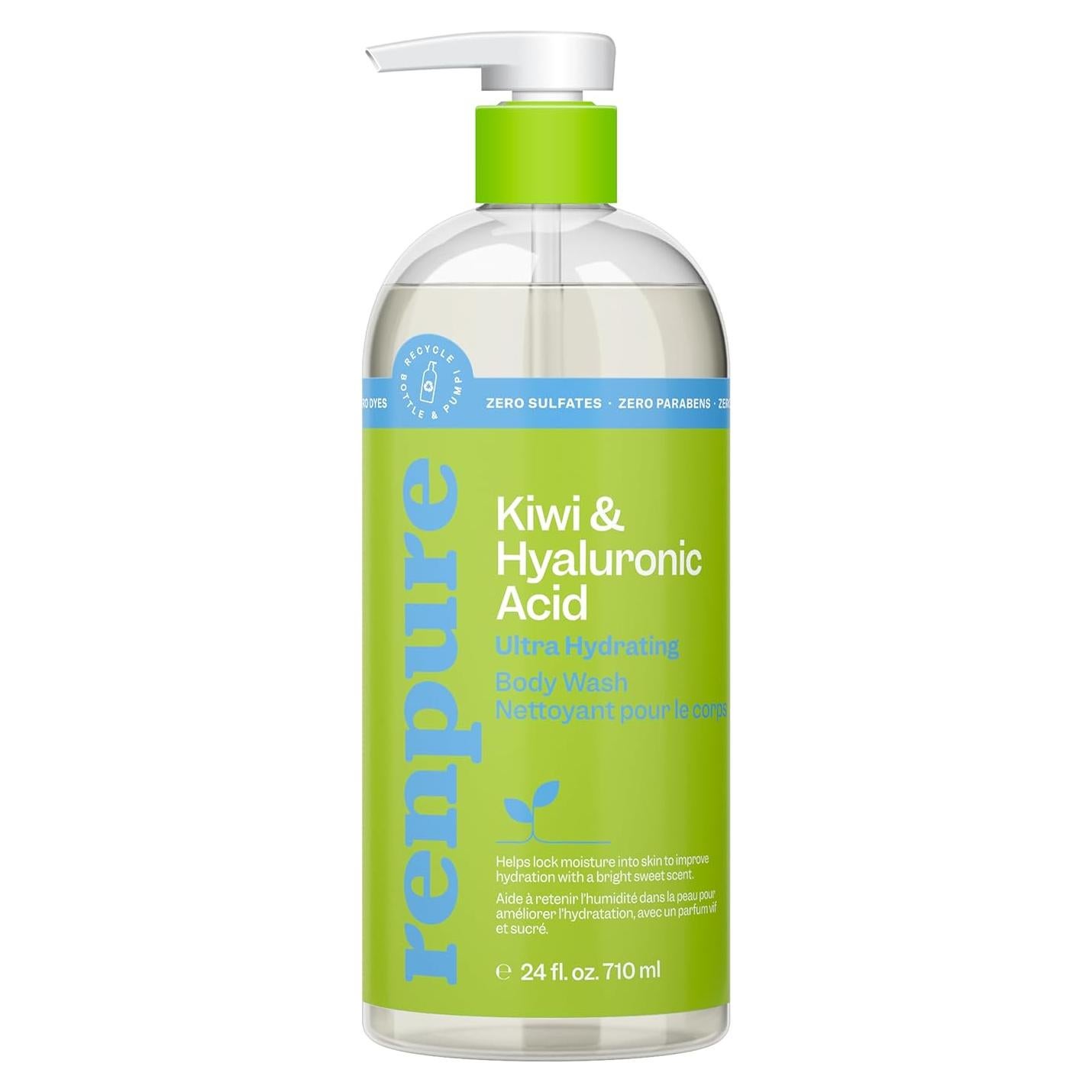 Gel de Ducha Ultra Hidratante Renpure Kiwi 710 ml - Sin Parabenos
