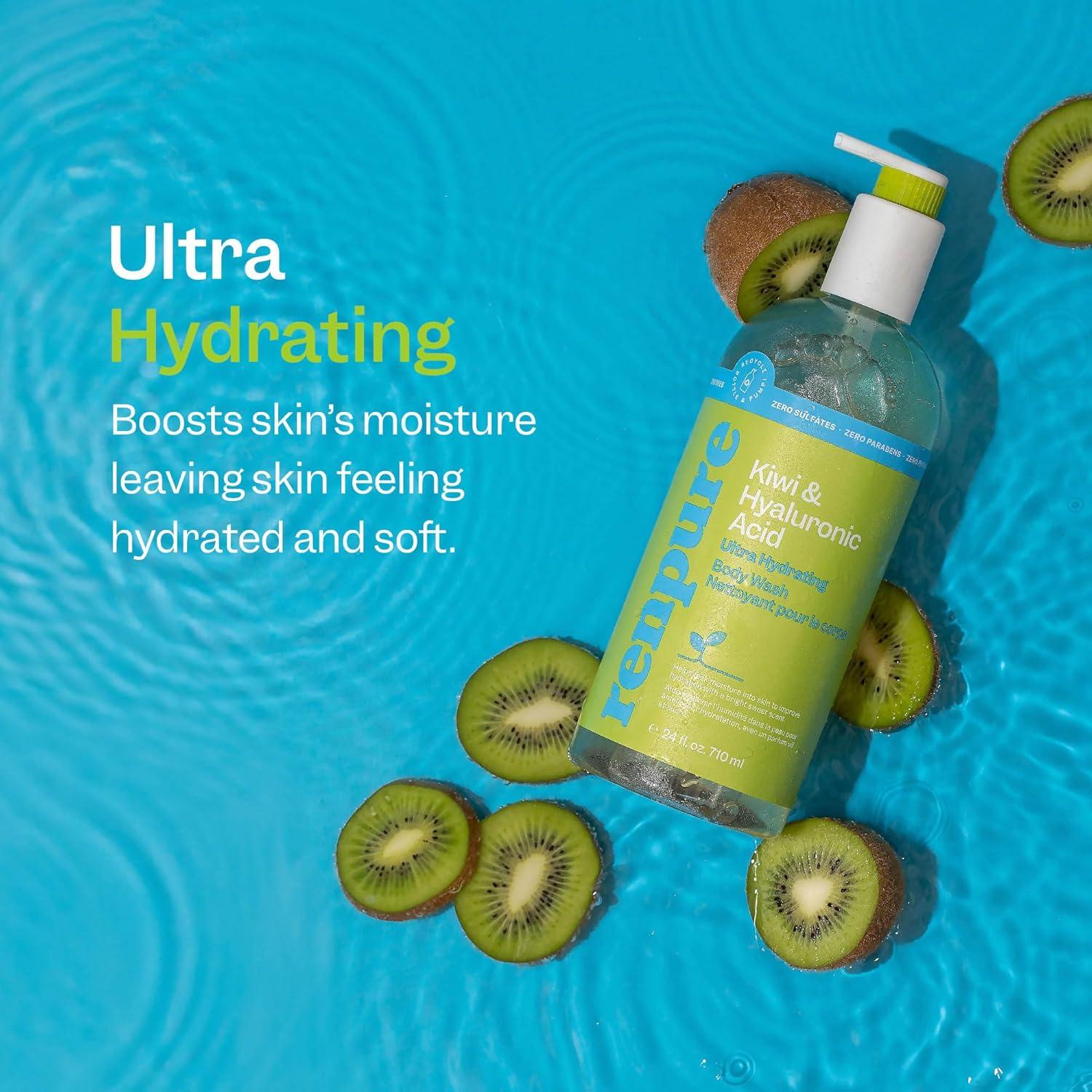 Gel de Ducha Ultra Hidratante Renpure Kiwi 710 ml - Sin Parabenos