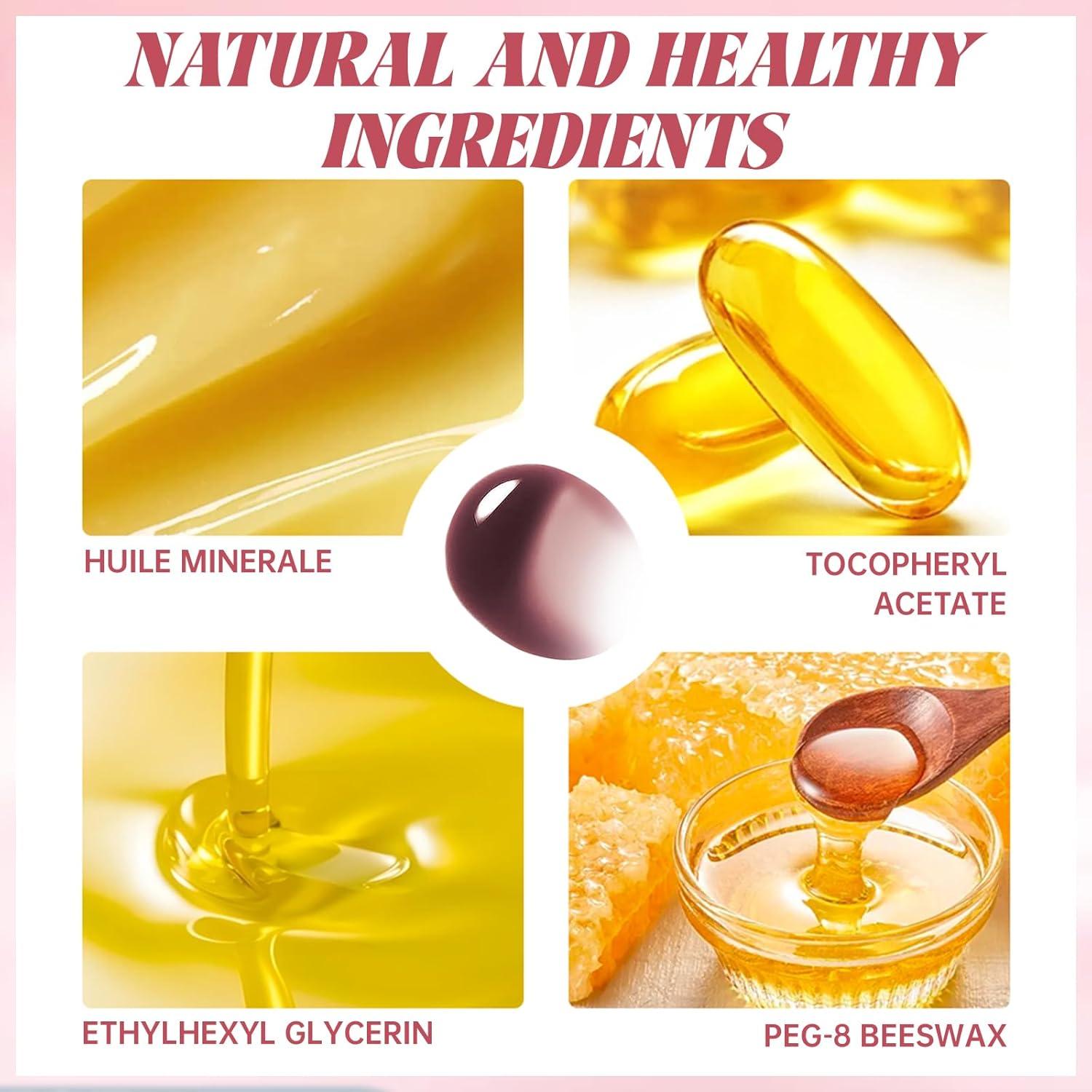 Set de Brillo Labial Nutritivo y Lápiz Labial Marrón - 32g