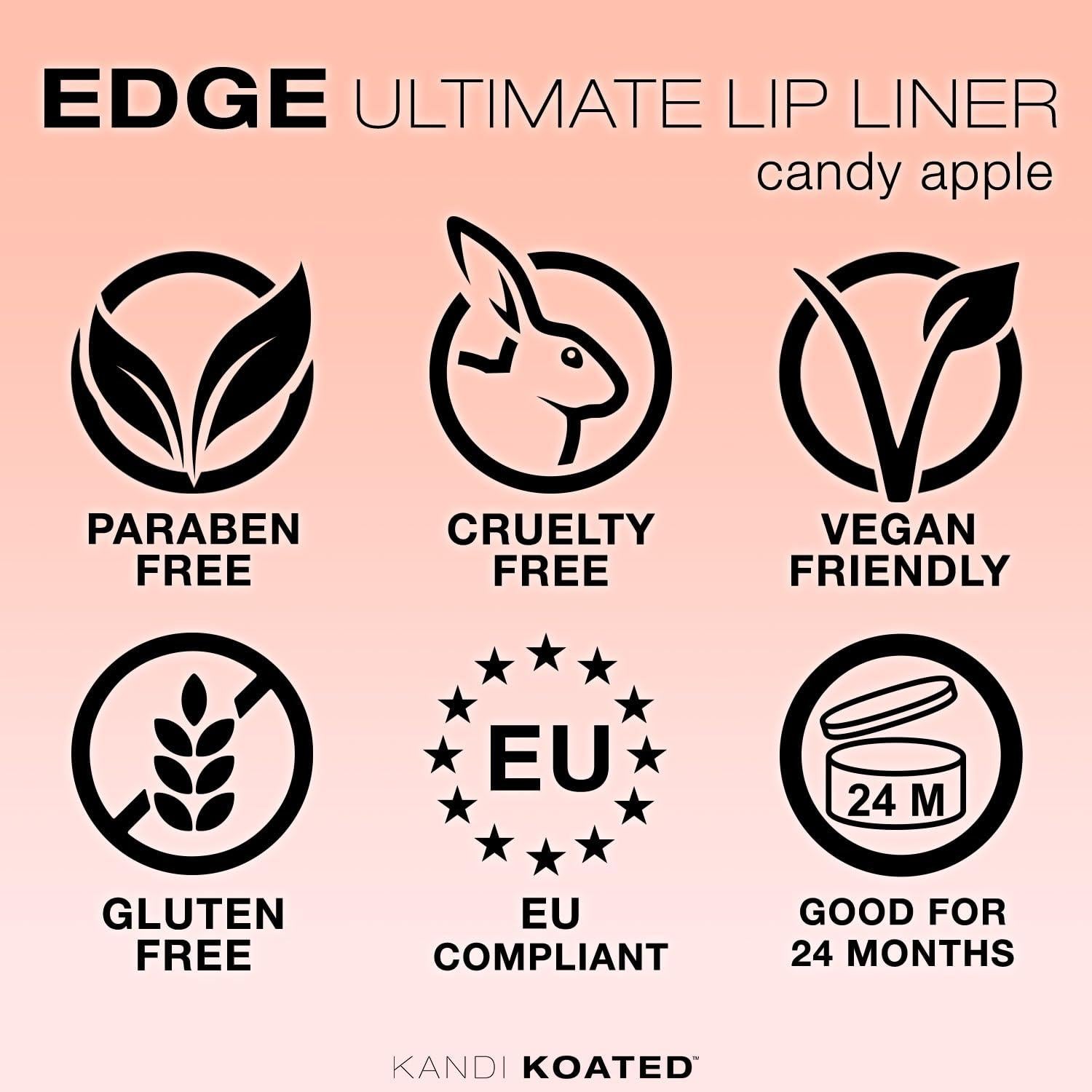 Lápiz Delineador de Labios Kandi Manzana de Caramelo Vegano