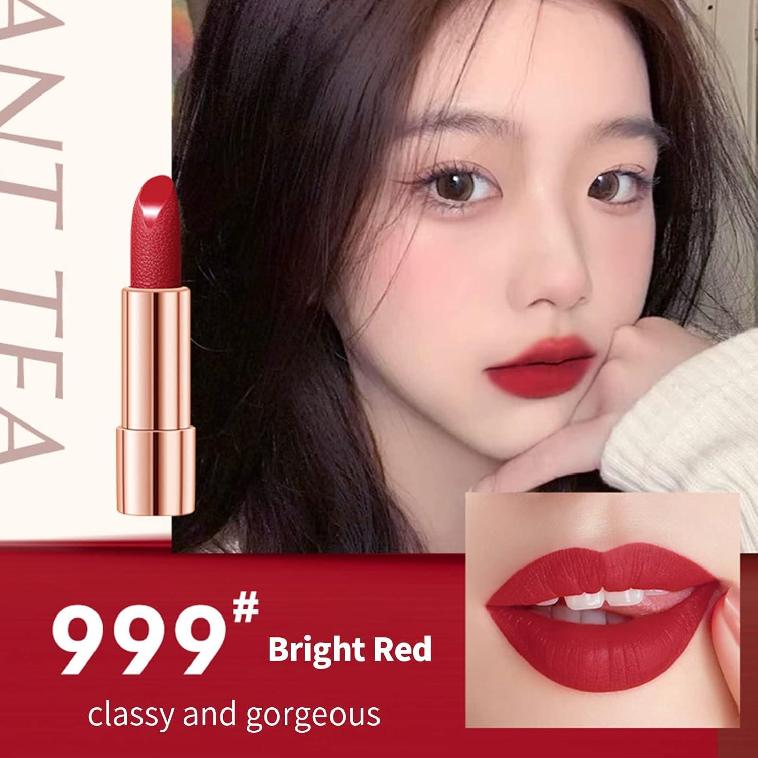 Juego de 3 Labiales Mate Newvenper - Rojo Brillante, Naranja, Tomate