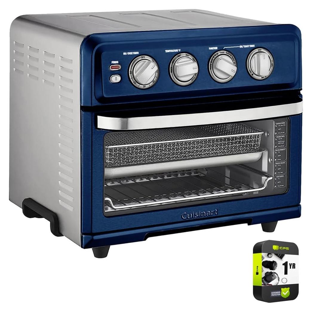 Horno Tostador AirFryer Cuisinart TOA-70 Azul Marino 1800W