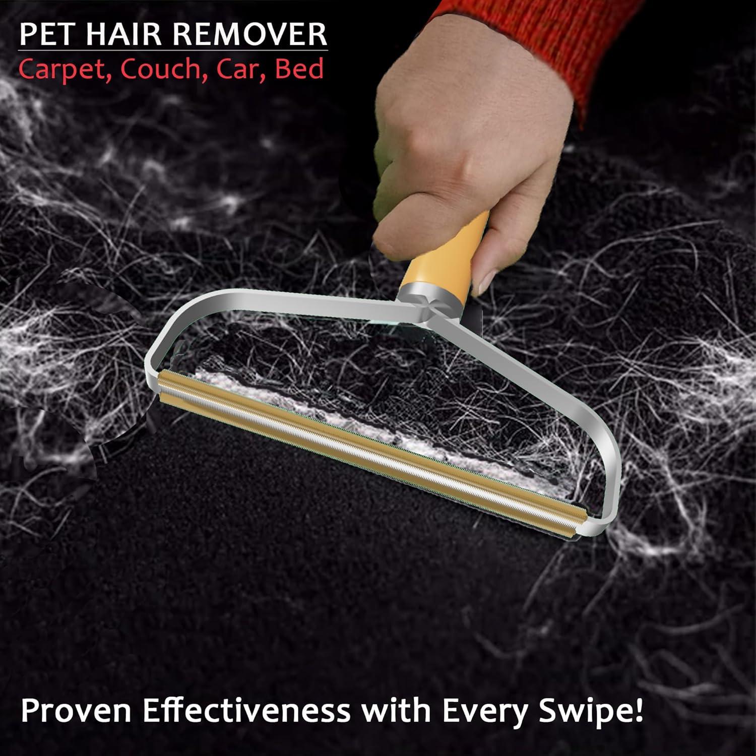 Paquete de 2 Removedores de Pelo de Mascota FREZZEL - Efectivo y Duradero