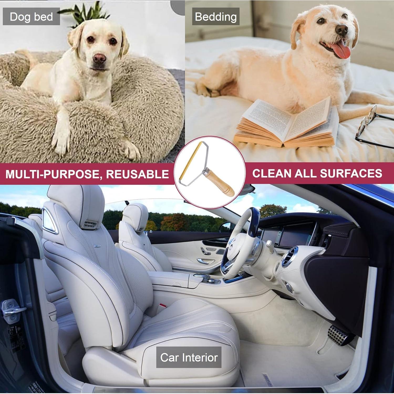 Paquete de 2 Removedores de Pelo de Mascota FREZZEL - Efectivo y Duradero