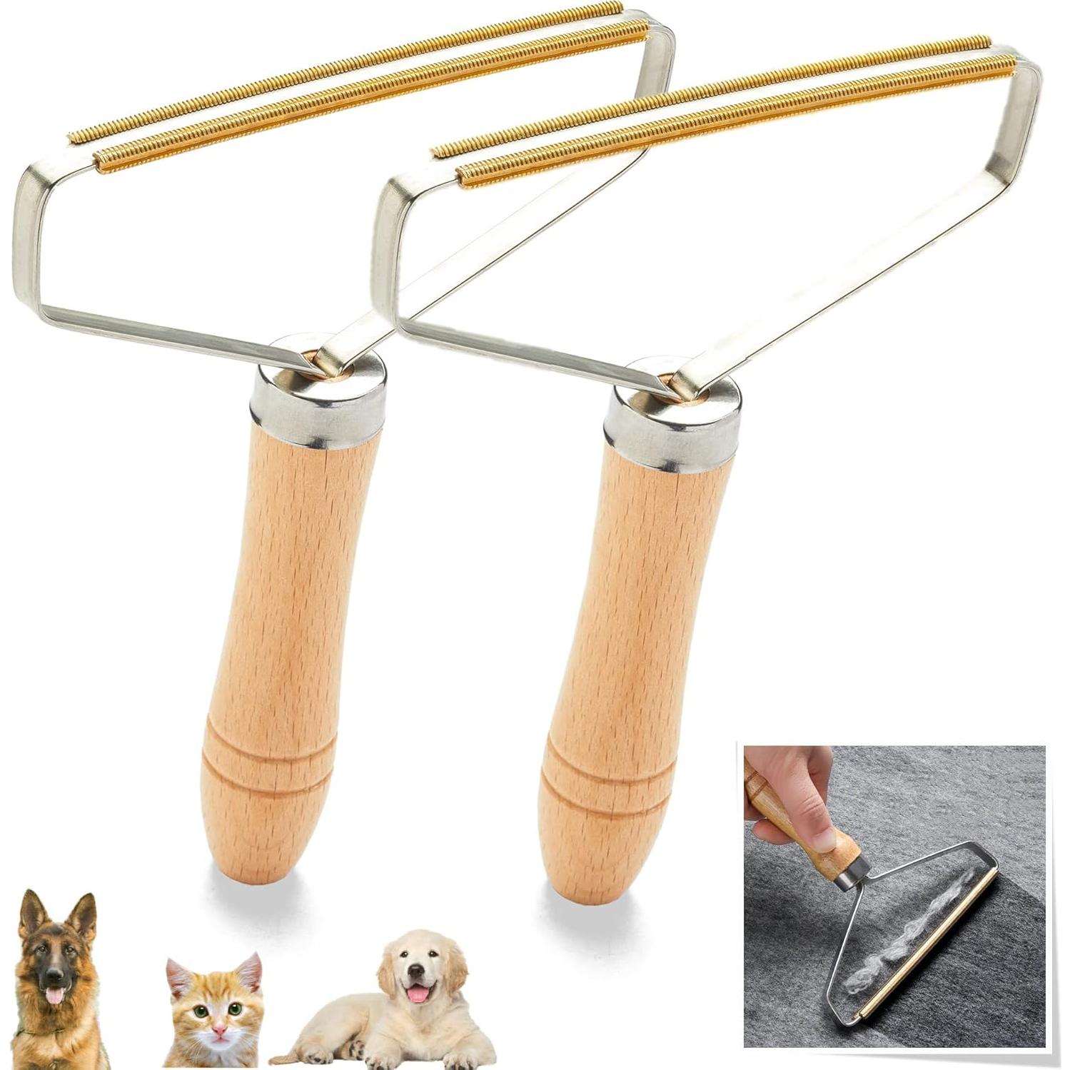 Paquete de 2 Removedores de Pelo de Mascota FREZZEL - Efectivo y Duradero