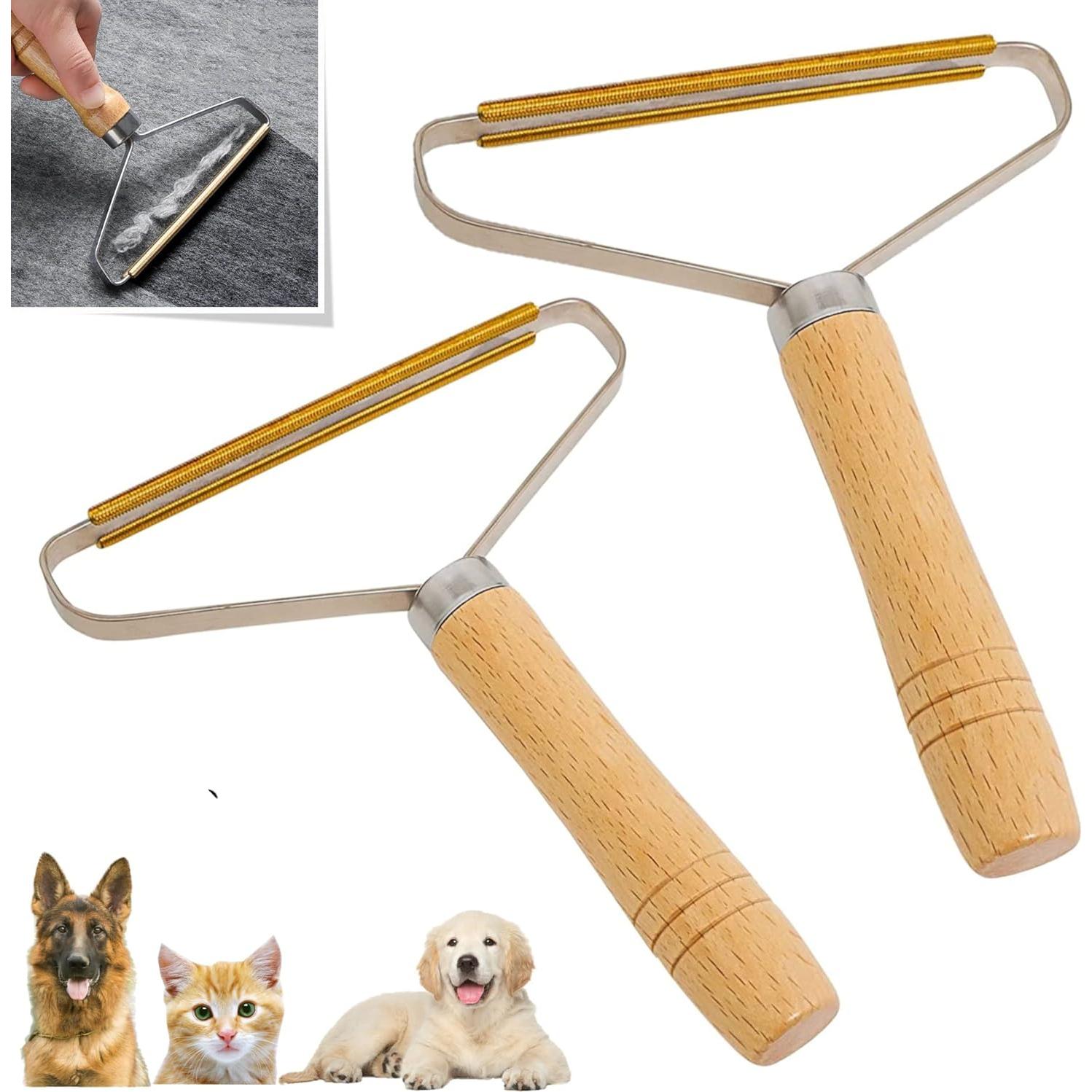 Paquete de 2 Removedores de Pelo de Mascota FREZZEL - Efectivo y Duradero