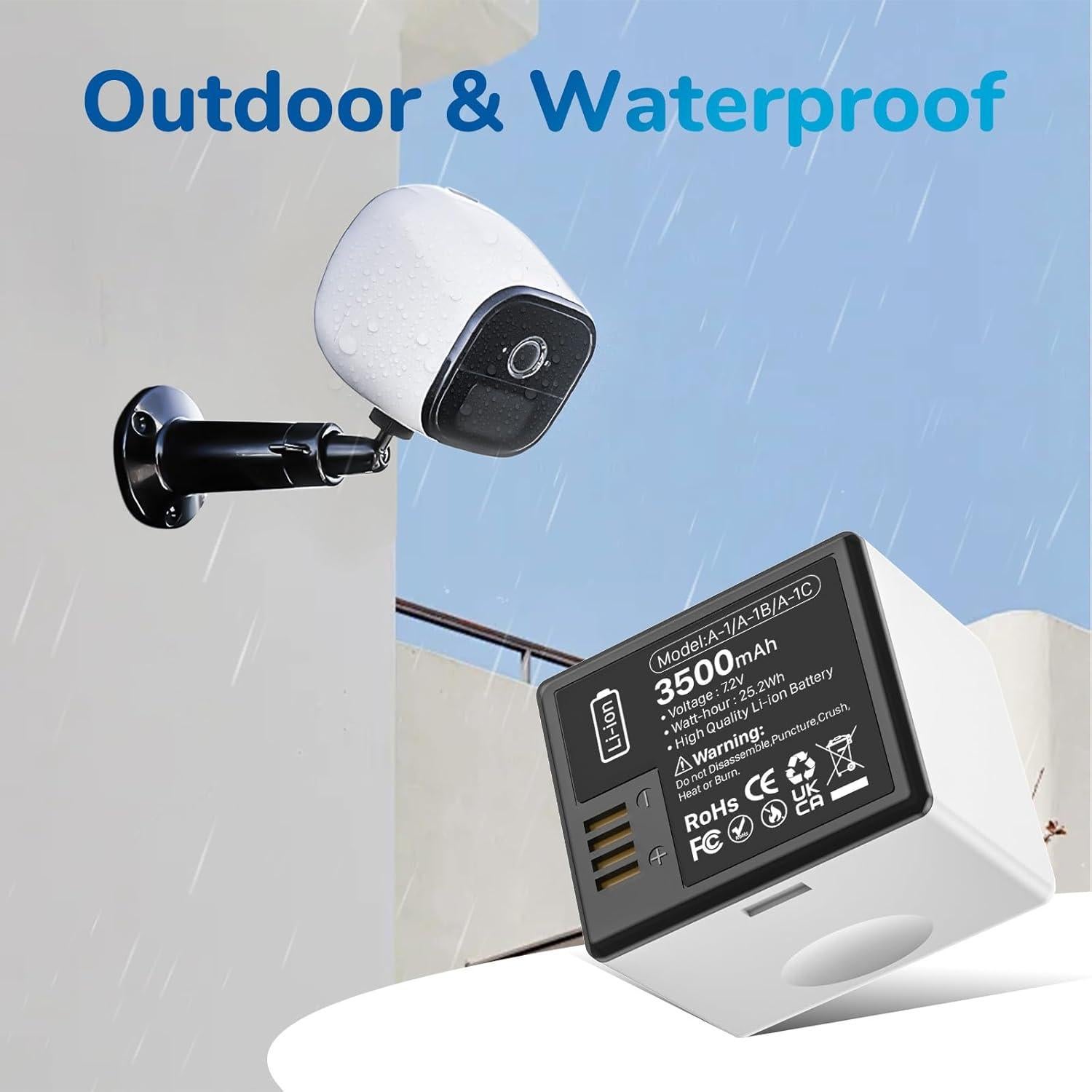 Batería de Reemplazo Arlo Pro 3500mAh con Cargador USB-C