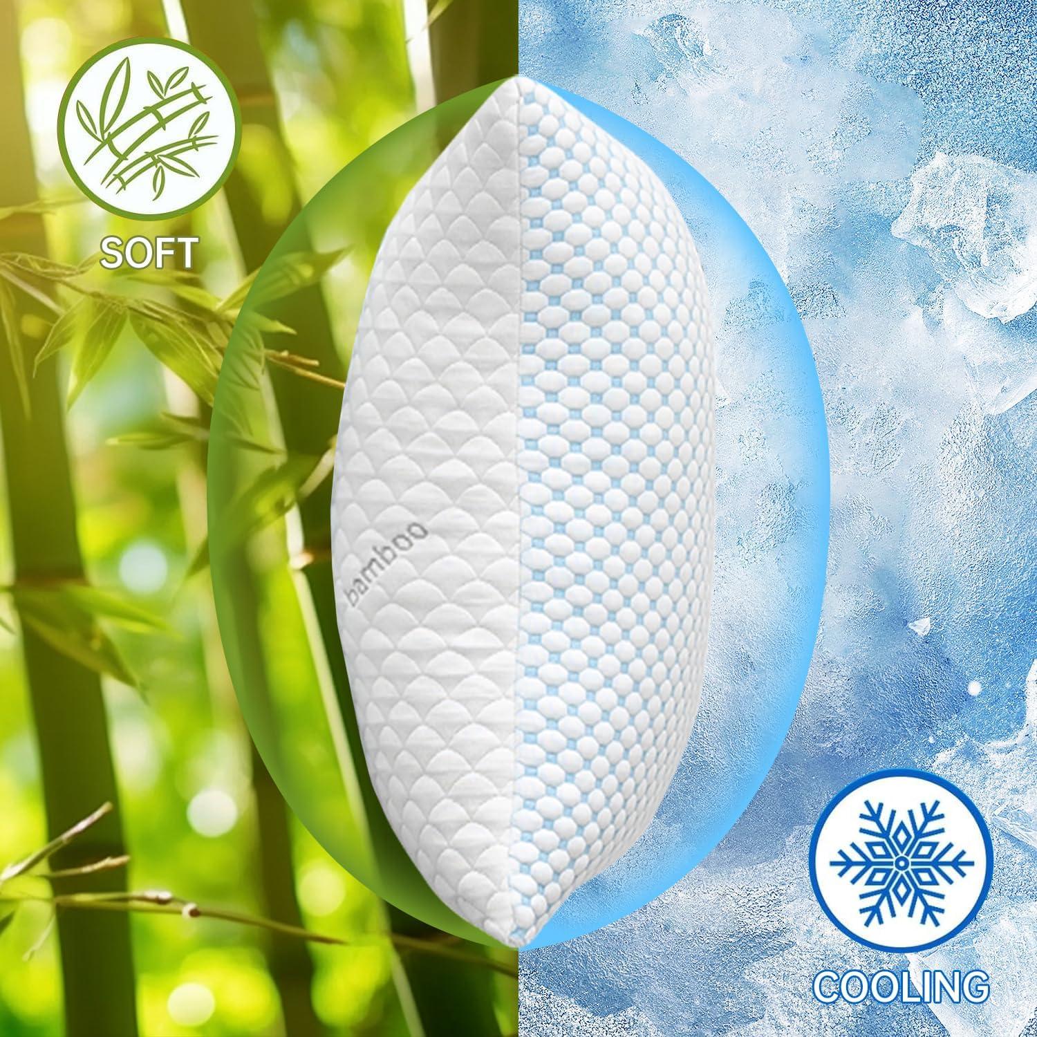 Almohada de Espuma de Memoria Refrigerante Splamdarrv King