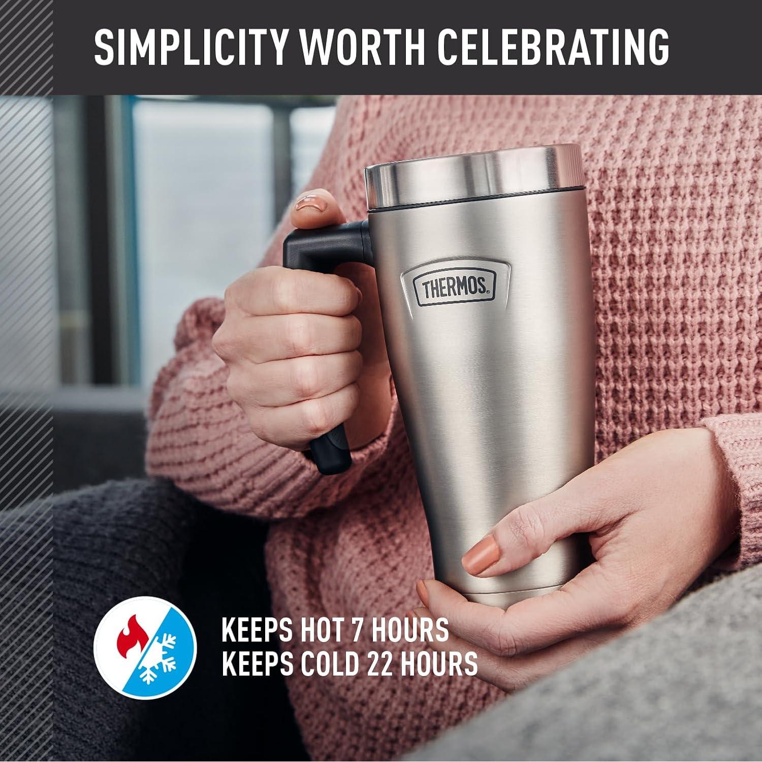 Taza Aislada THERMOS Serie Icon 0.47 L Acero Inoxidable Glaciar