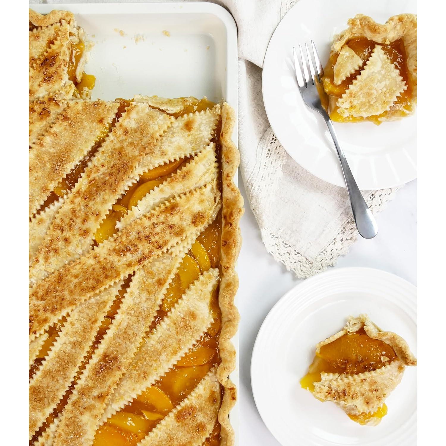 Sartén de Cerámica Antiadherente USA Pan Media Hoja Vainilla