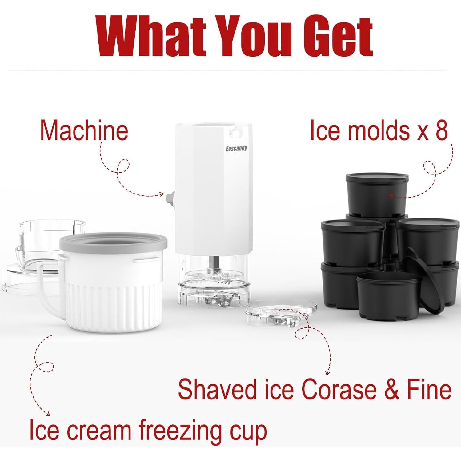 Accesorios para Hacer Helados y Hielo Raspado KitchenAid