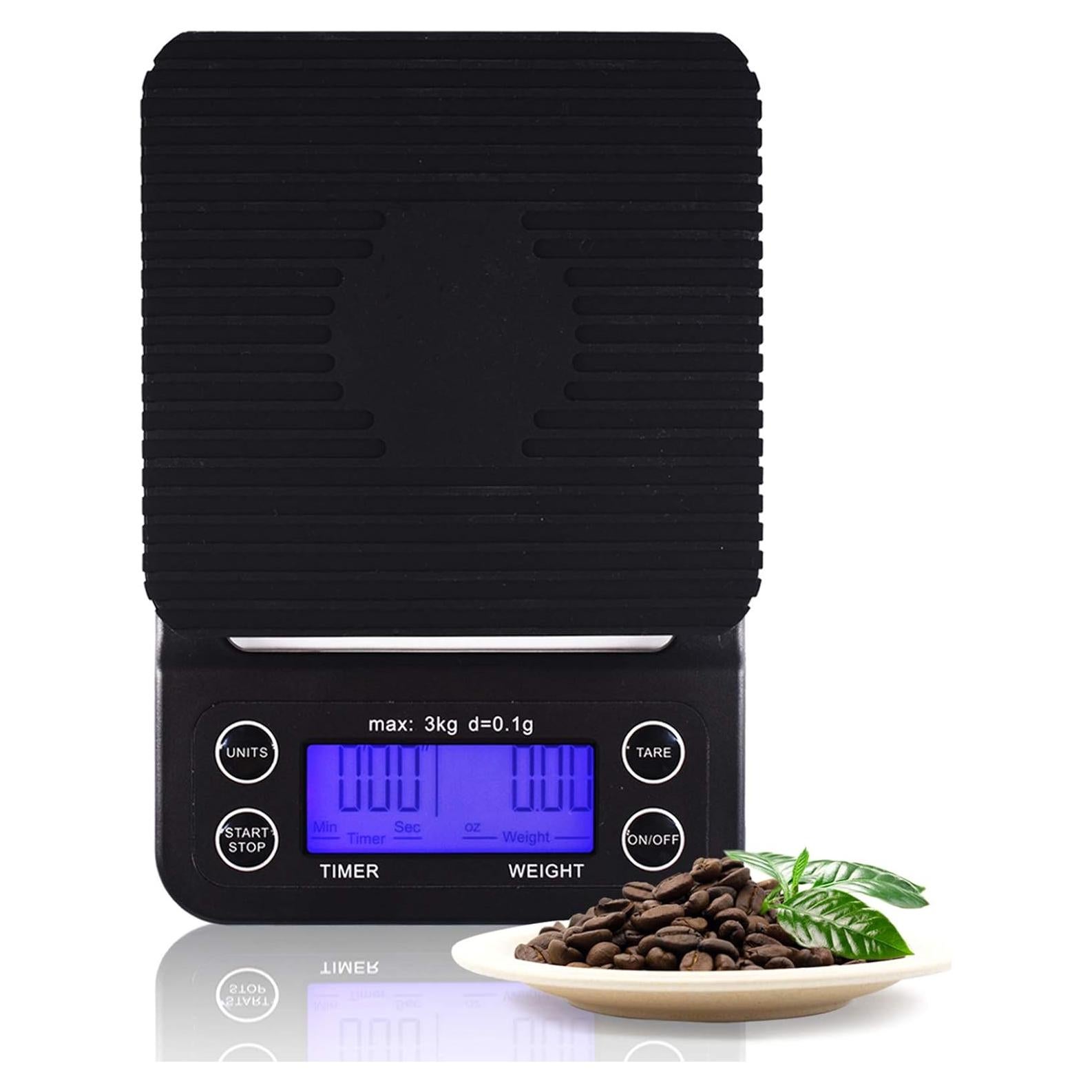 Báscula Digital de Café Cozy Blue con Temporizador 3 kg