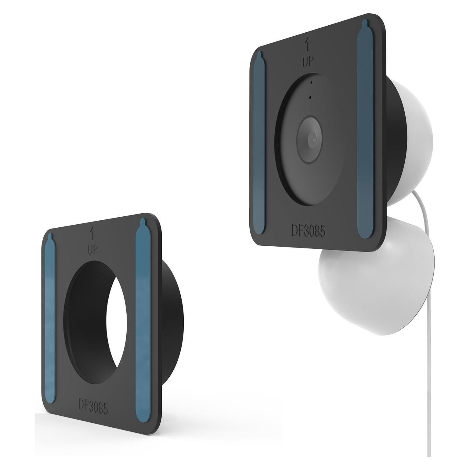 Funda de Silicona para G-oogle Nest Cam Interior 2da Gen Negra