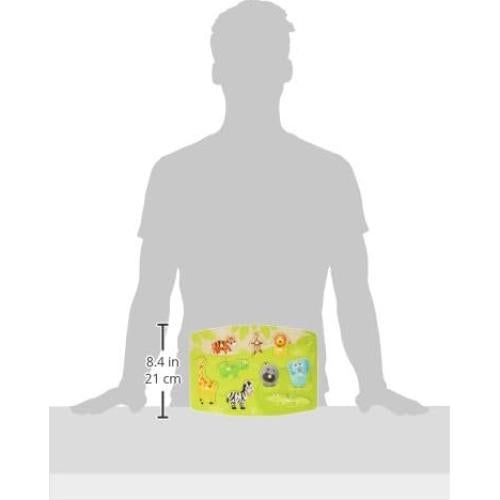 Rompecabezas de Clavos de Selva Hape - Madera Segura 18.5cm