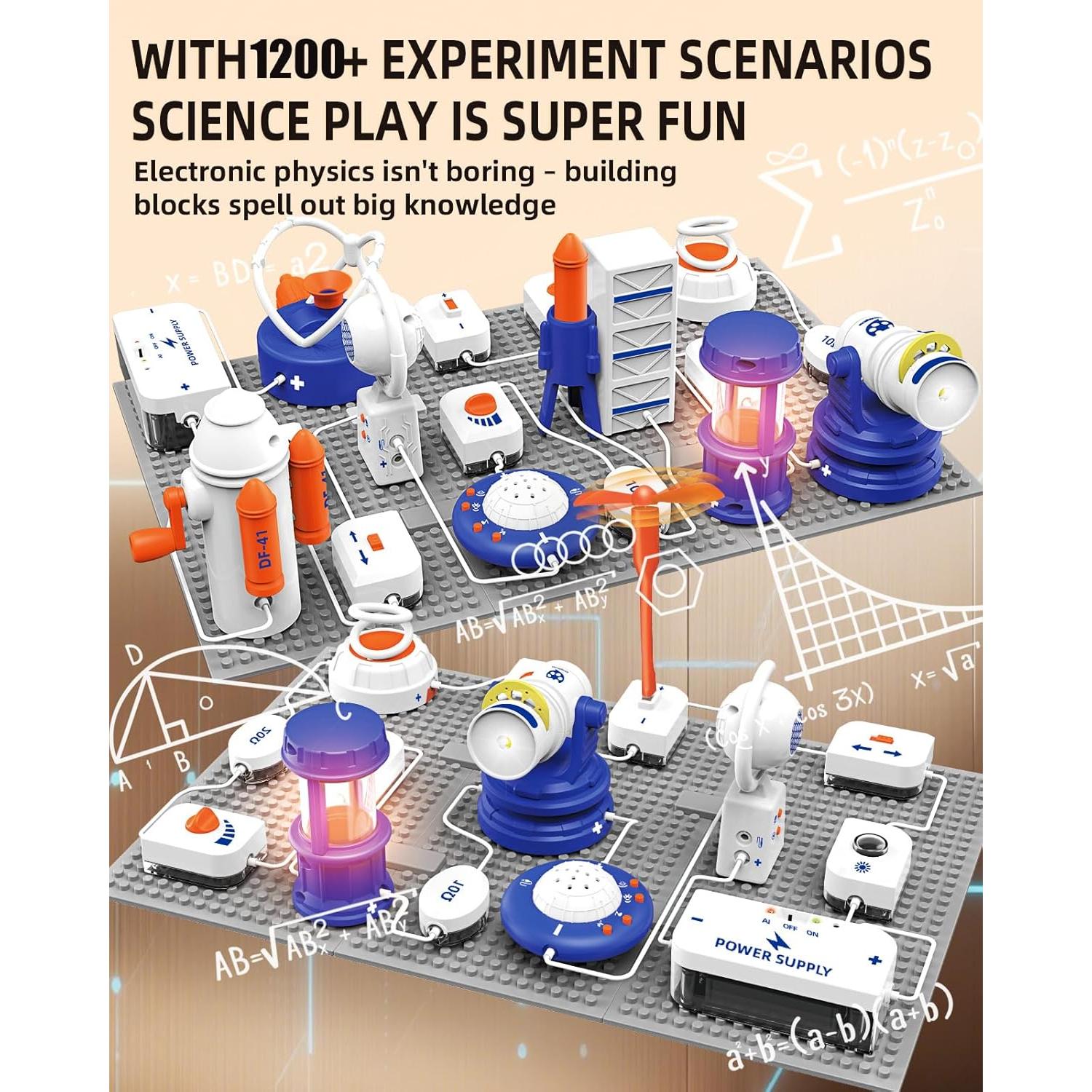 Kit STEM Electrónica VLGOEM 66 Piezas Proyectos 1200+