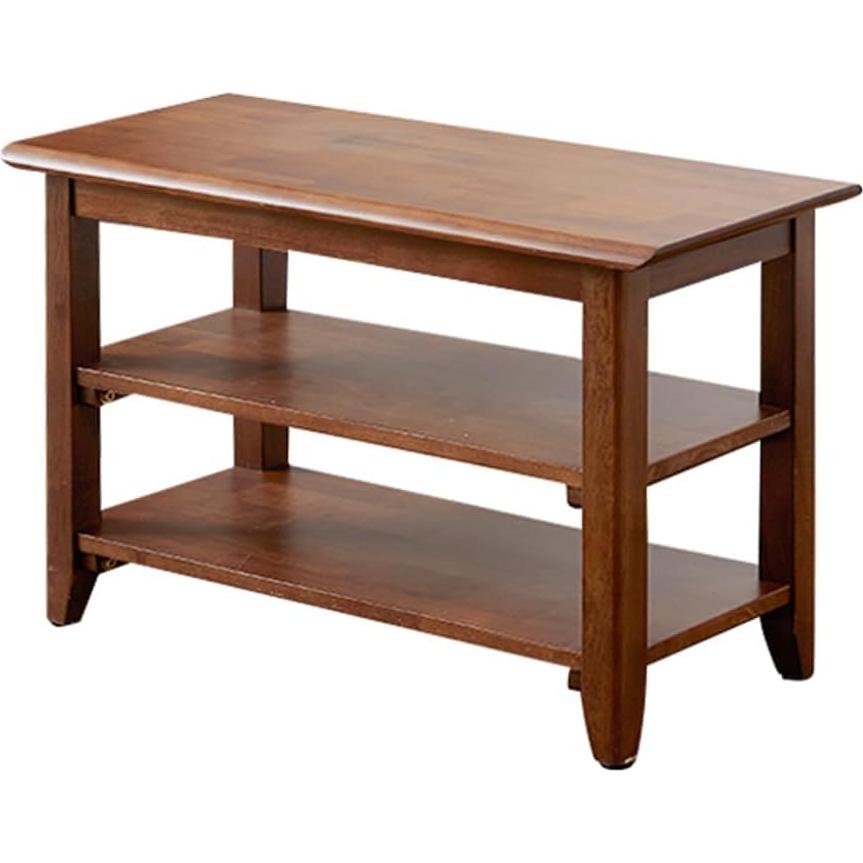 Banco de Almacenamiento XKZG de Madera 60 cm Marrón