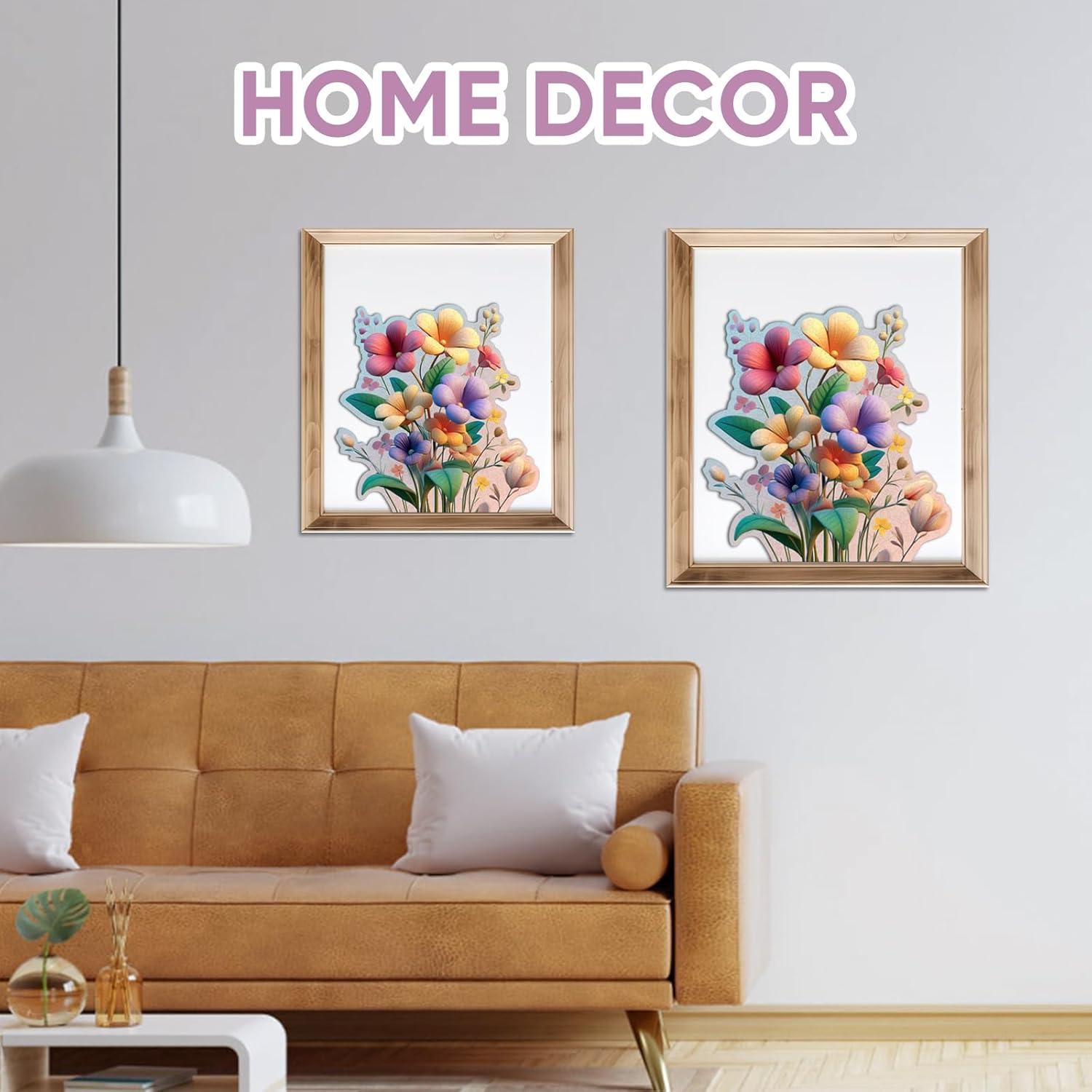 Rompecabezas de Madera Ruikiyart 500 Piezas Flores 42x42cm