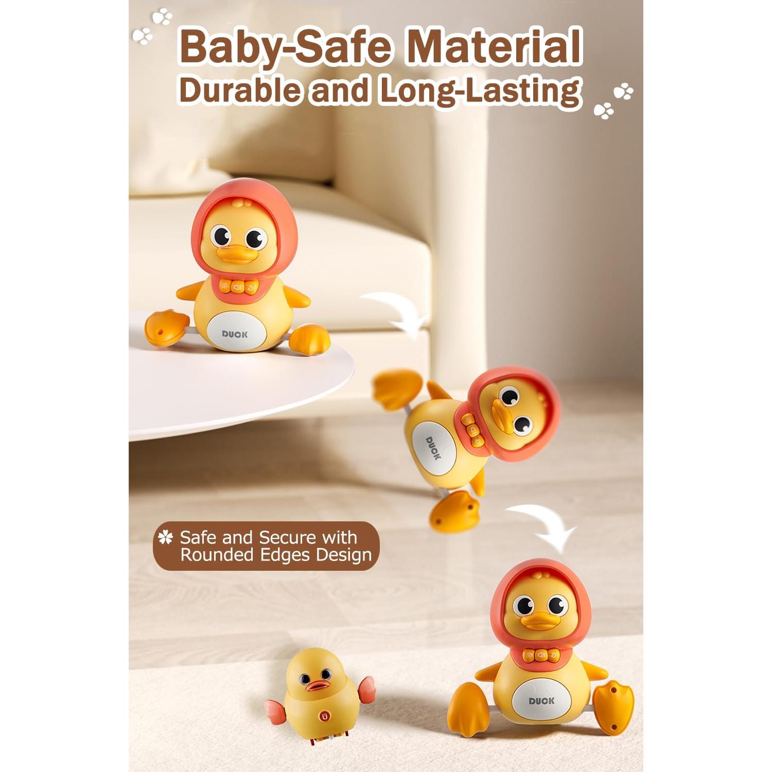 Juego de Juguetes para Gatear Bebé - Patitos Magnéticos con Música