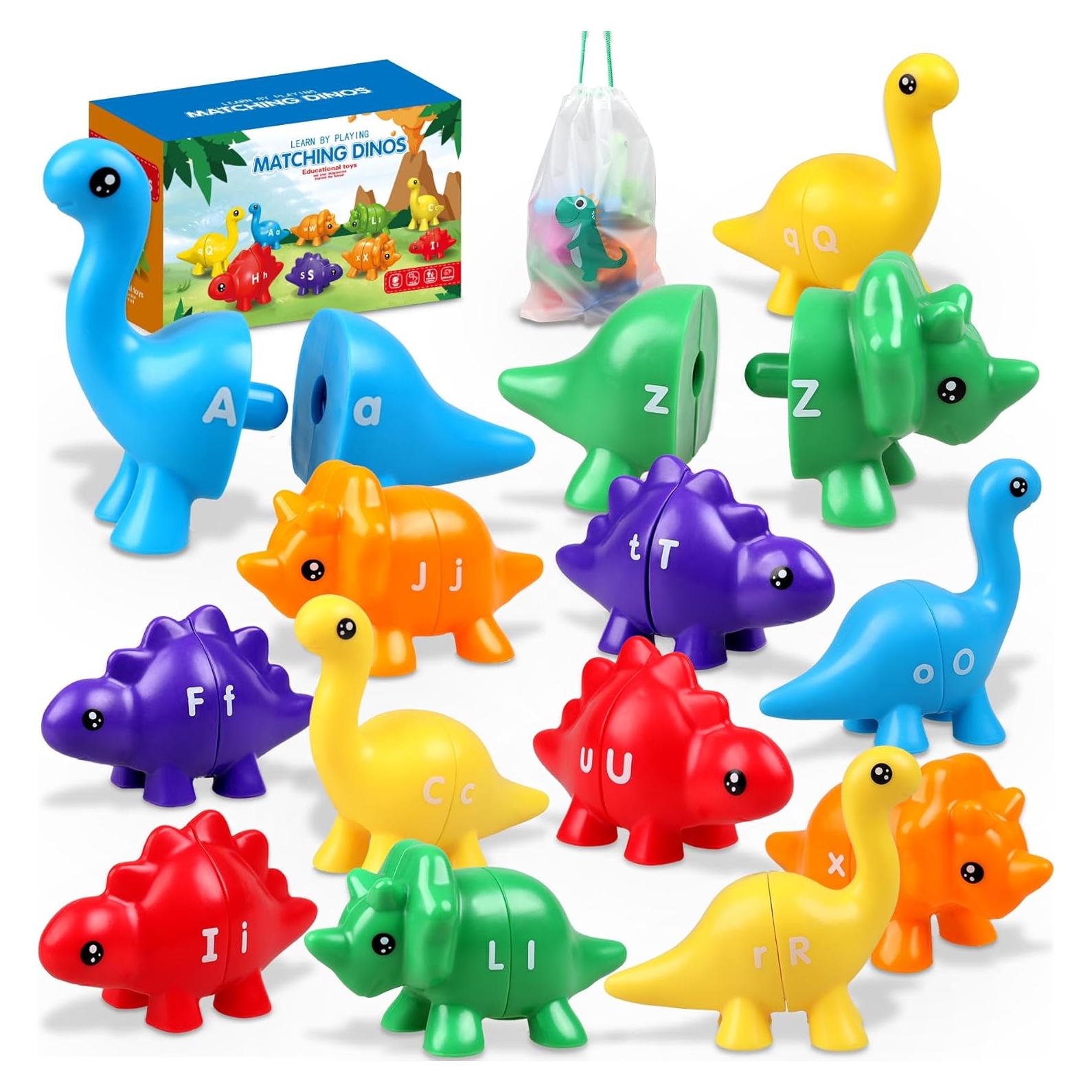 Juguetes Montessori Dinosaurios Alfabeto 1-4 Años - Foshan