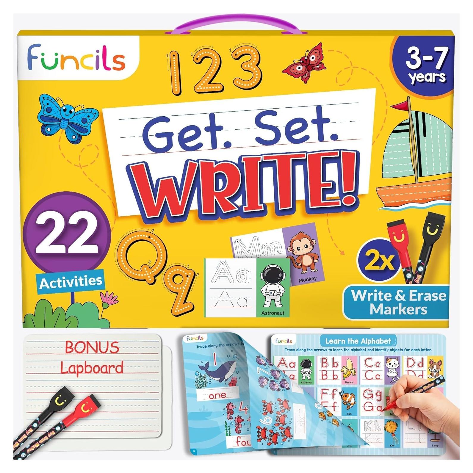 Libro de Práctica de Escritura Funcils para Niños 3-6 Años