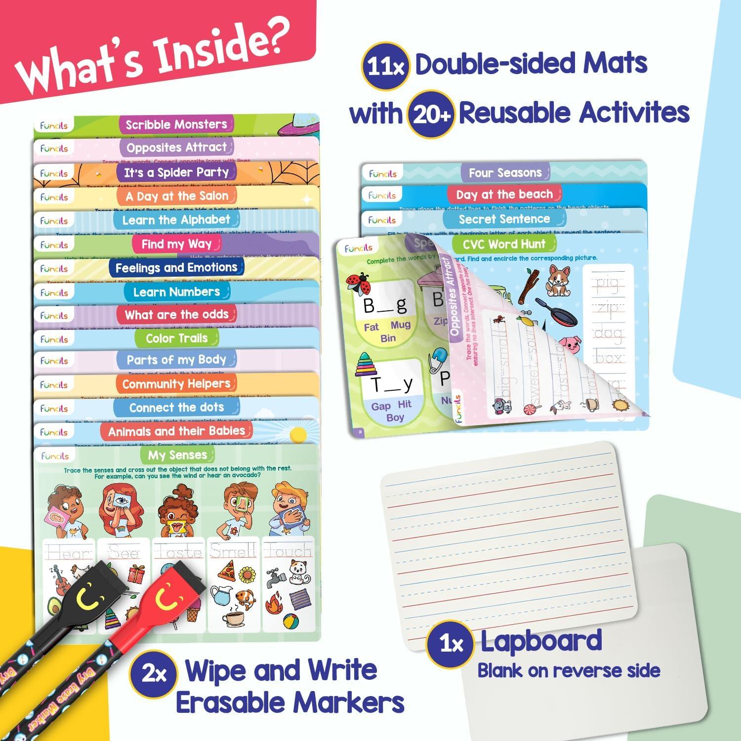 Libro de Práctica de Escritura Funcils para Niños 3-6 Años