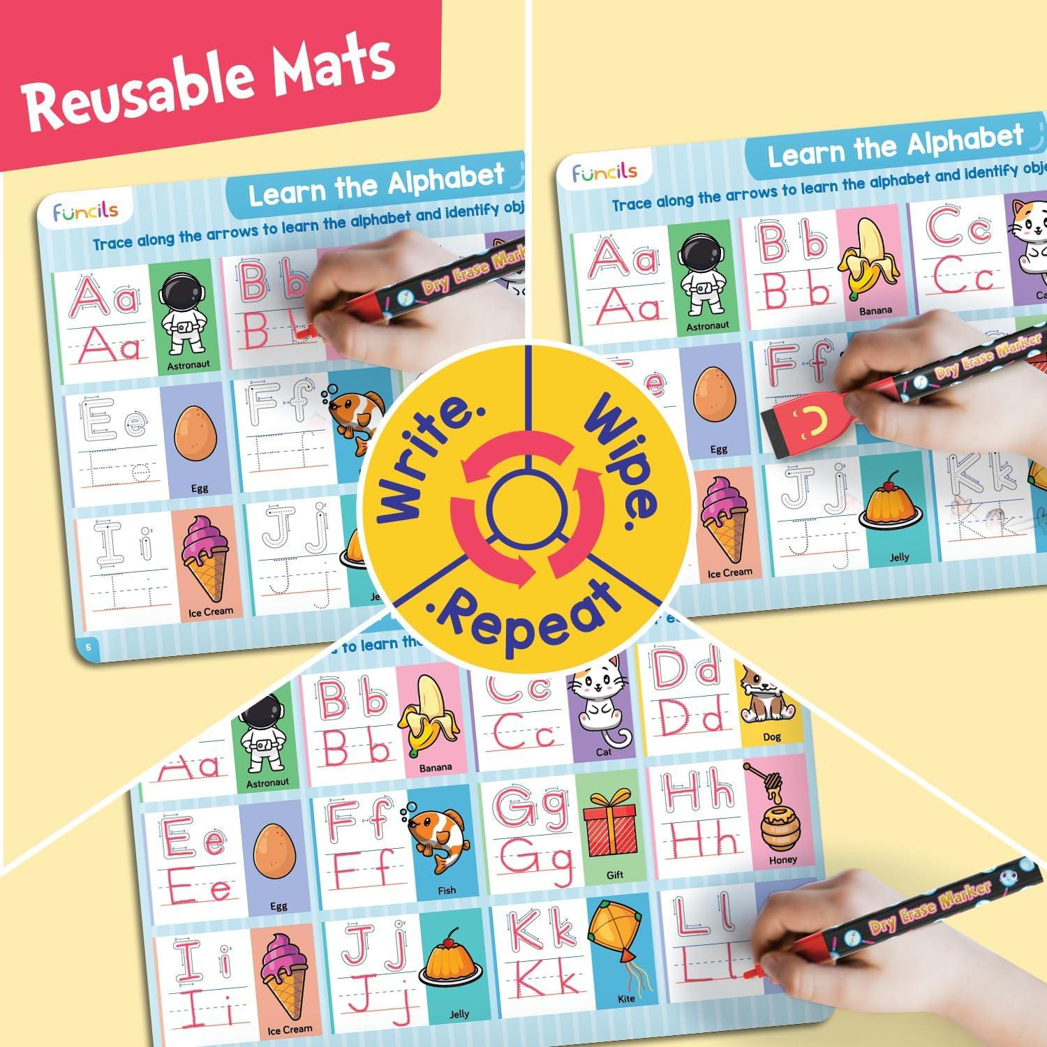 Libro de Práctica de Escritura Funcils para Niños 3-6 Años