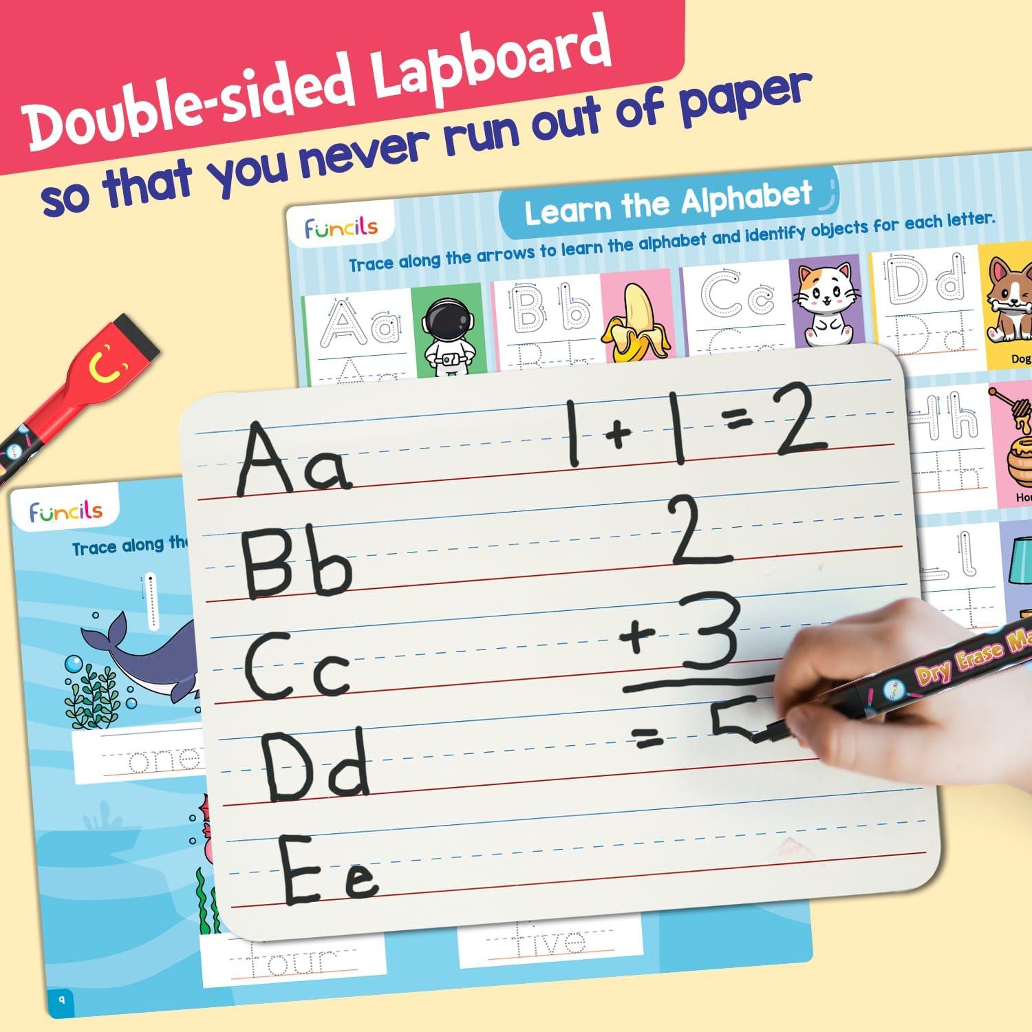 Libro de Práctica de Escritura Funcils para Niños 3-6 Años