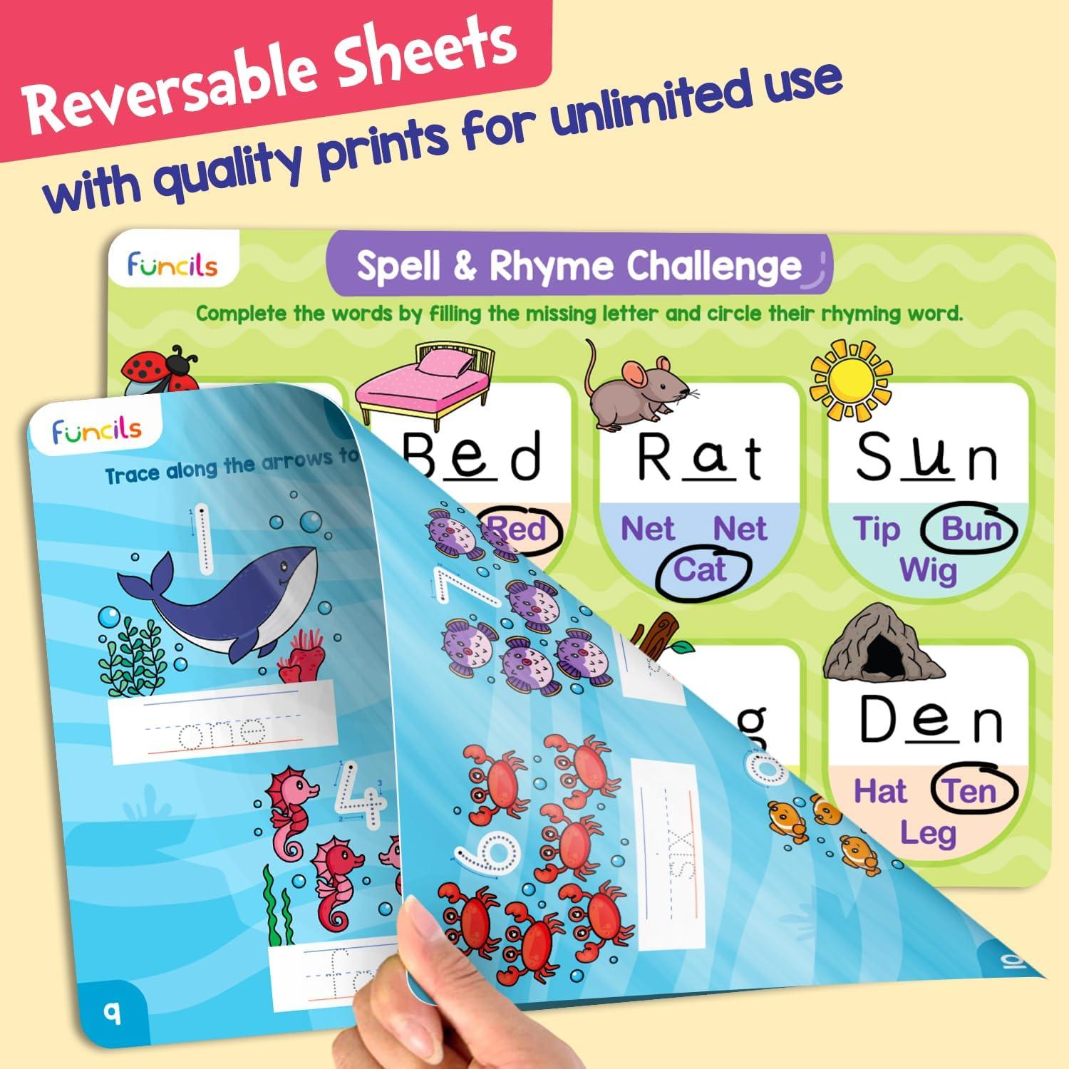 Libro de Práctica de Escritura Funcils para Niños 3-6 Años