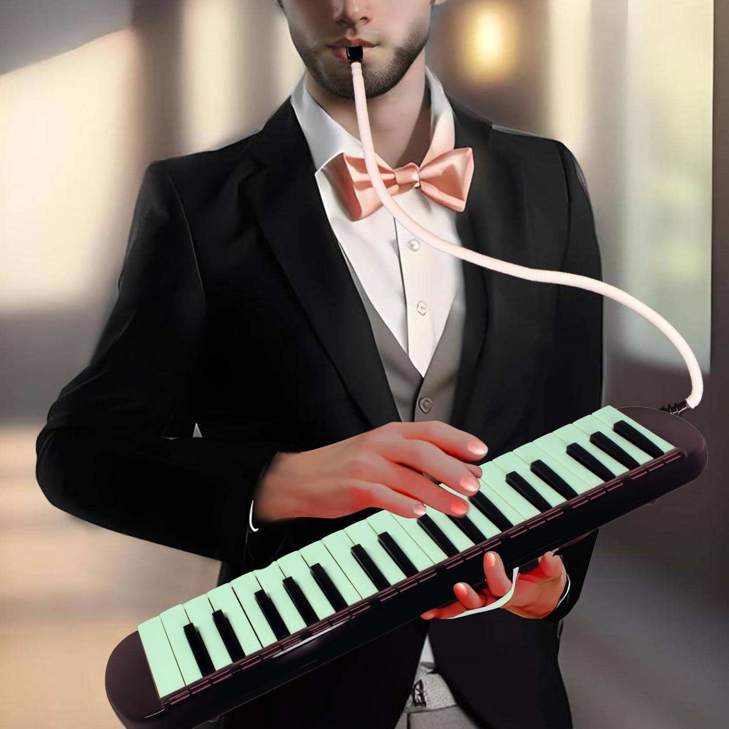 Piano de Aire Melódico Profesional YCXYQ 37 Teclas Negro