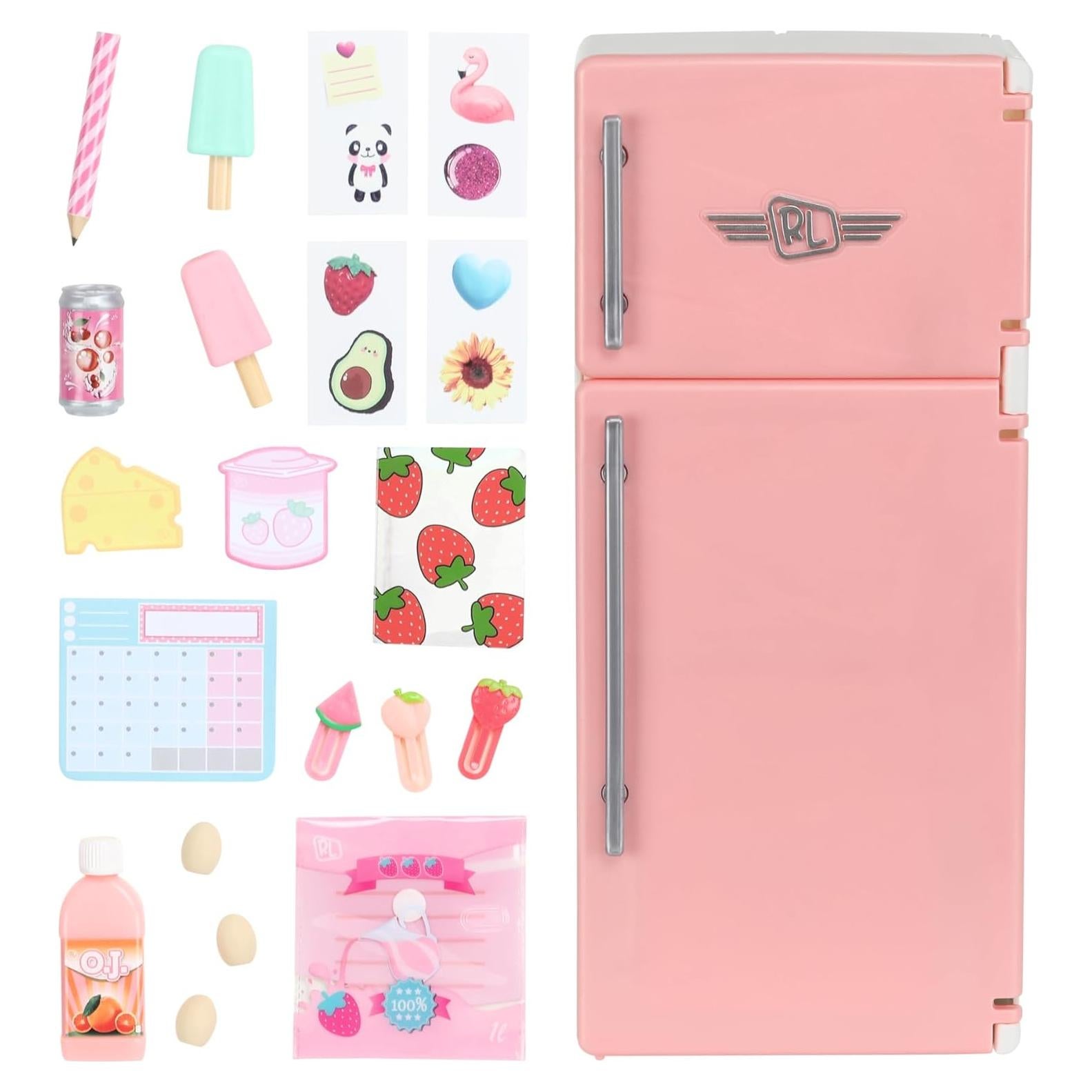 Caddy de Escritorio Real Littles - Mini Nevera con 20 Sorpresas