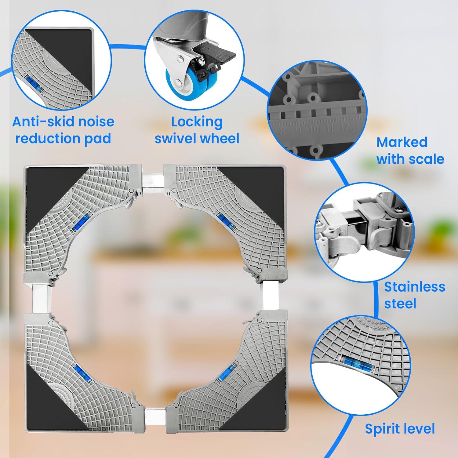 Soporte Rodante para Mini Nevera DUPDMKIN 299kg Gris