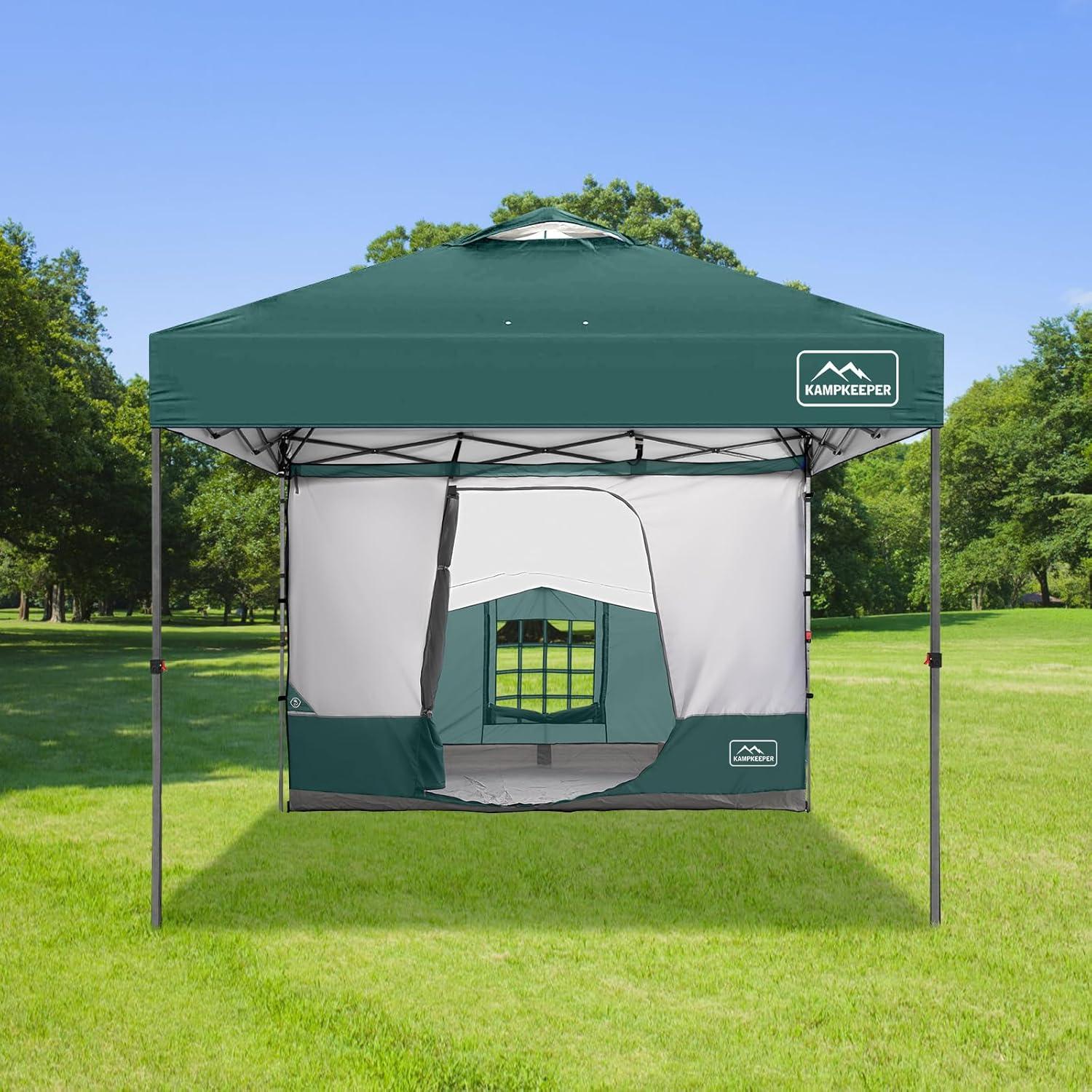 Carpa Lateral KAMPKEEPER 3x3m Verde para Carpa Plegable