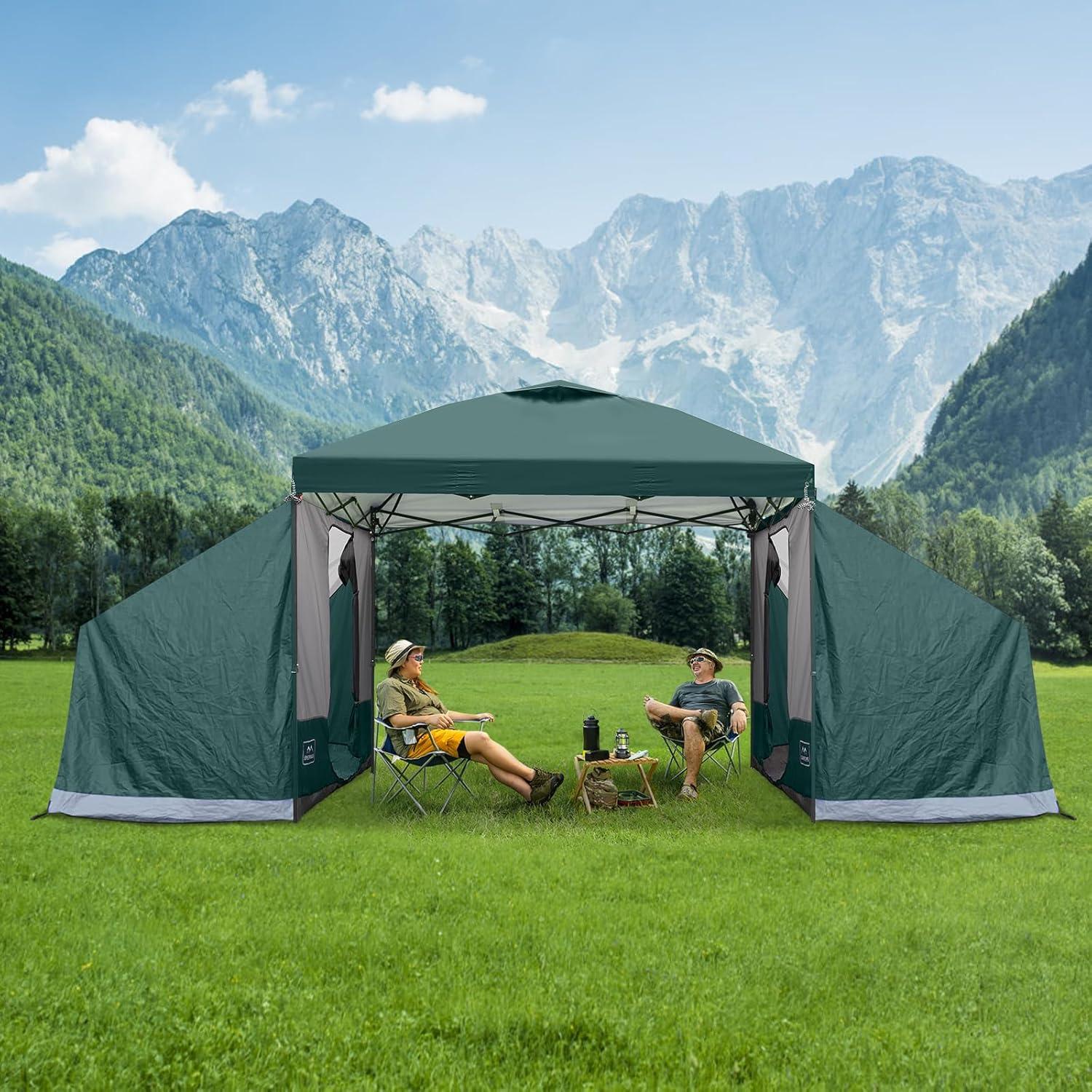 Carpa Lateral KAMPKEEPER 3x3m Verde para Carpa Plegable